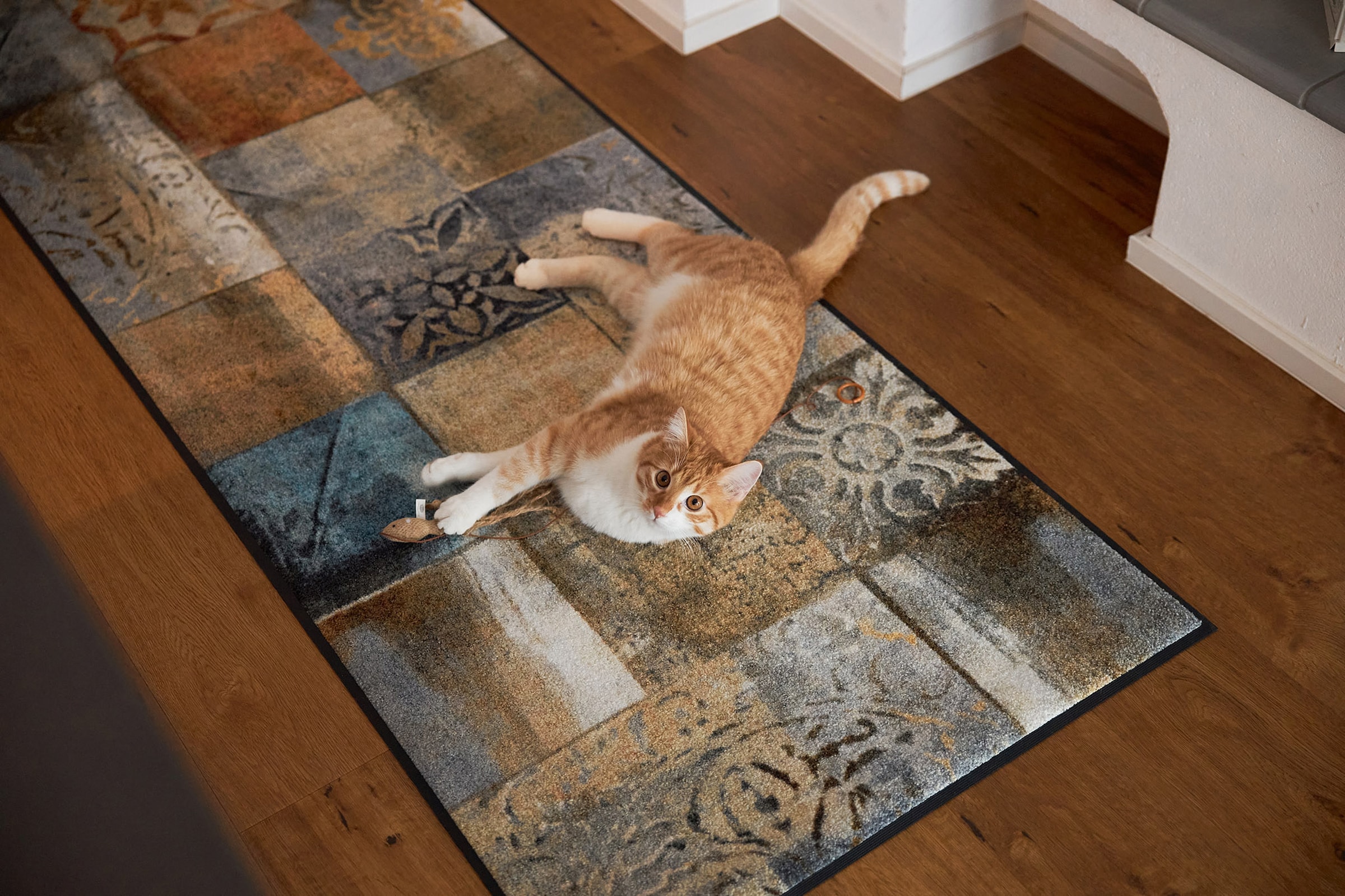 wash+dry by Kleen-Tex Läufer "Tilea" rechteckig 7 mm Höhe Schmutzfangläufer, rutschhemmend, In- und Outdoor geeignet, waschbar