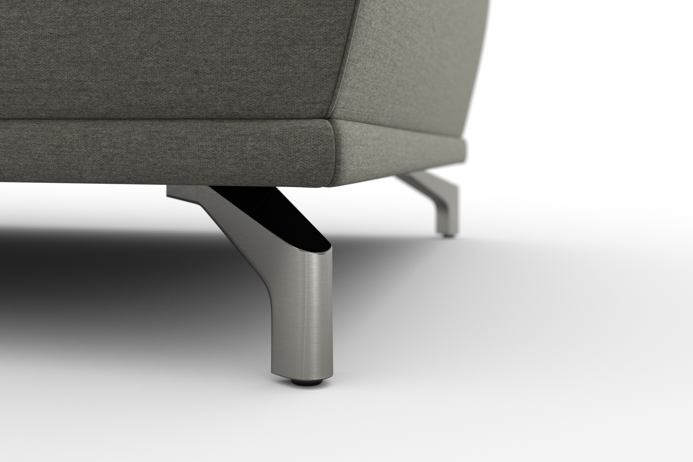 sit&more Ecksofa »Cabrio L-Form, mit Sitztiefenverstellung, Arm- und Kopfteilverstellung«, 2 Nierenkissen, Federkern, optional Bettfunktion und Stauraum