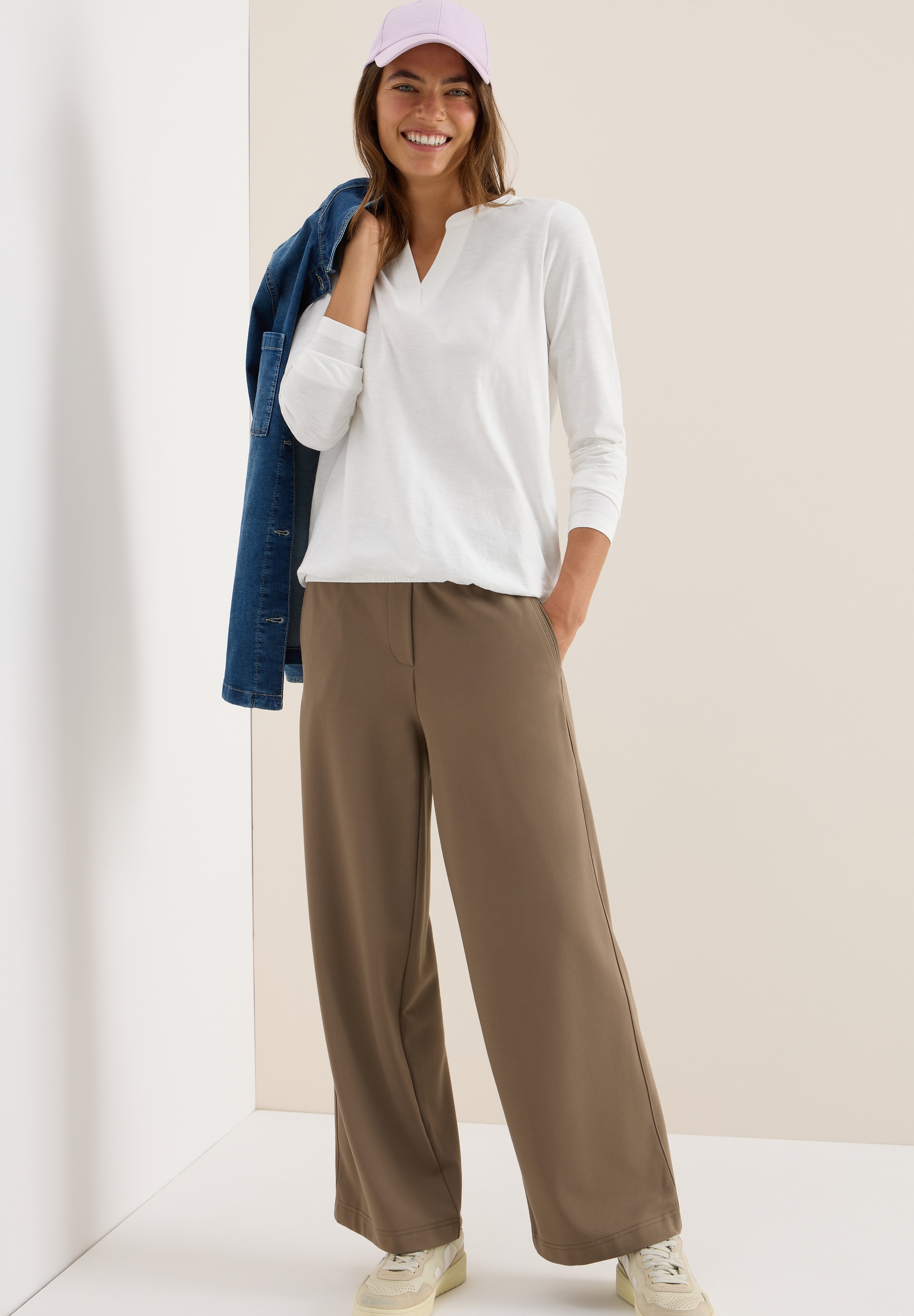 Cecil Langarmshirt, im Tunika-Look