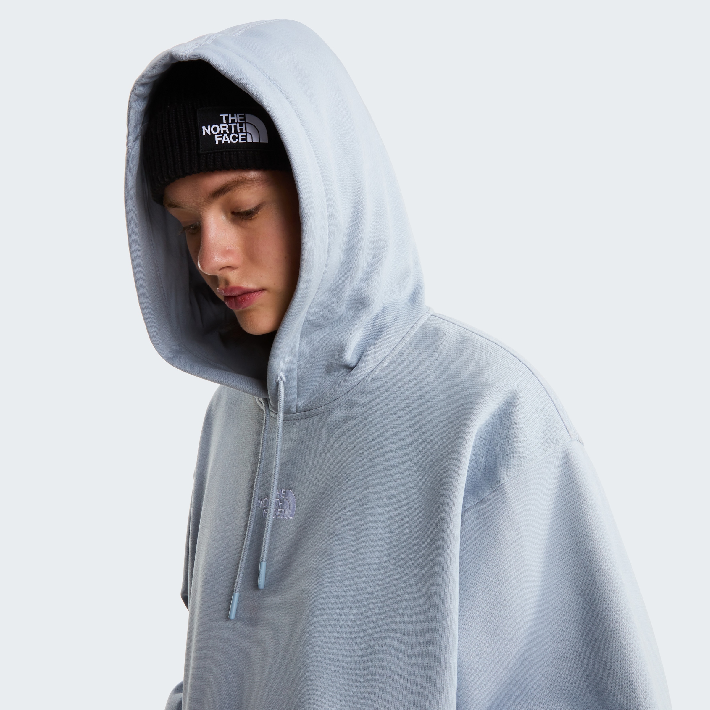 The North Face Kapuzensweatshirt »W ESSENTIAL OVERSIZE HOODIE«, sportlicher Stil, wärmend, mit Kapuze, aus Baumwolle und Polyester
