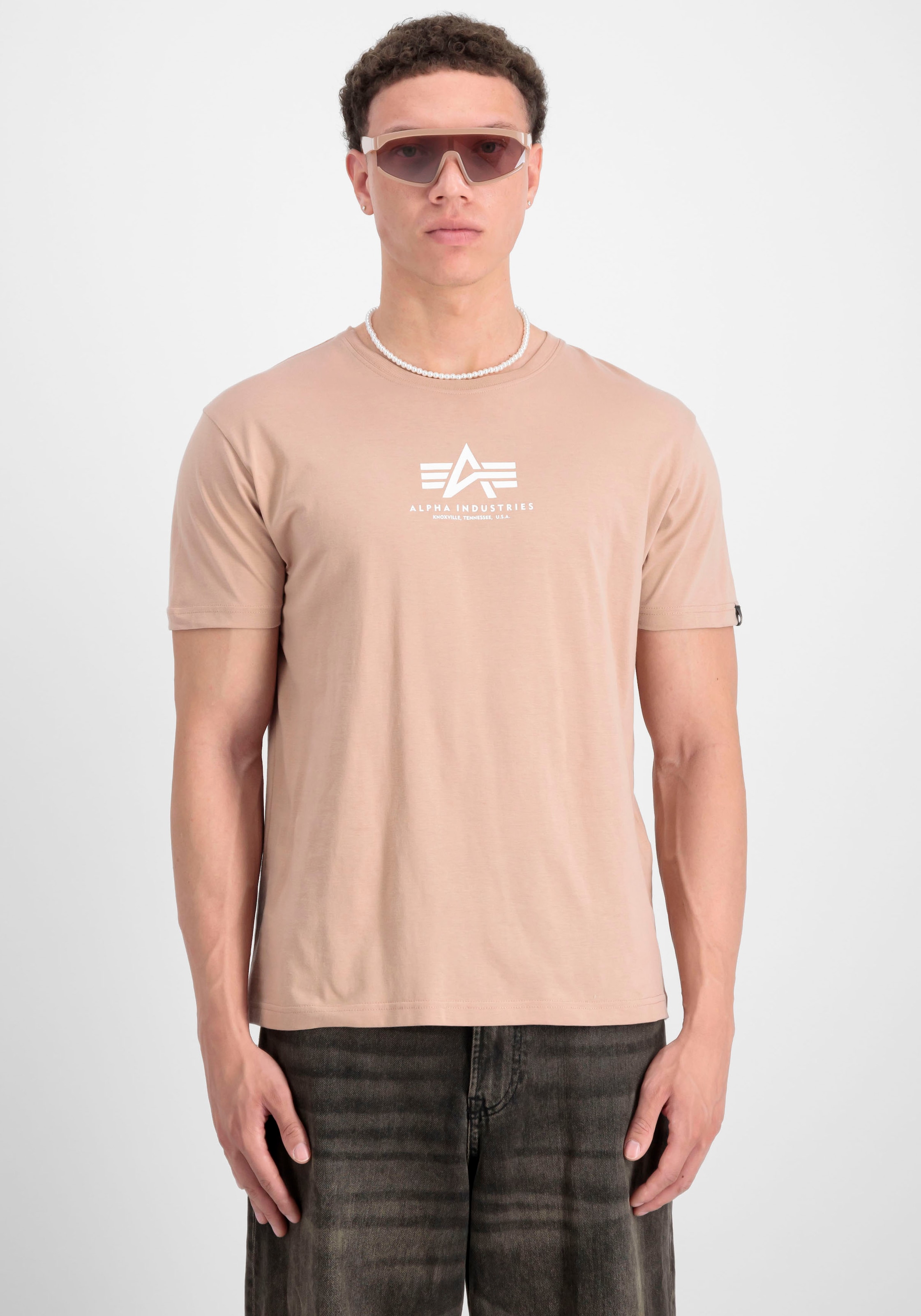 Alpha Industries Rundhalsshirt »Basic T ML«