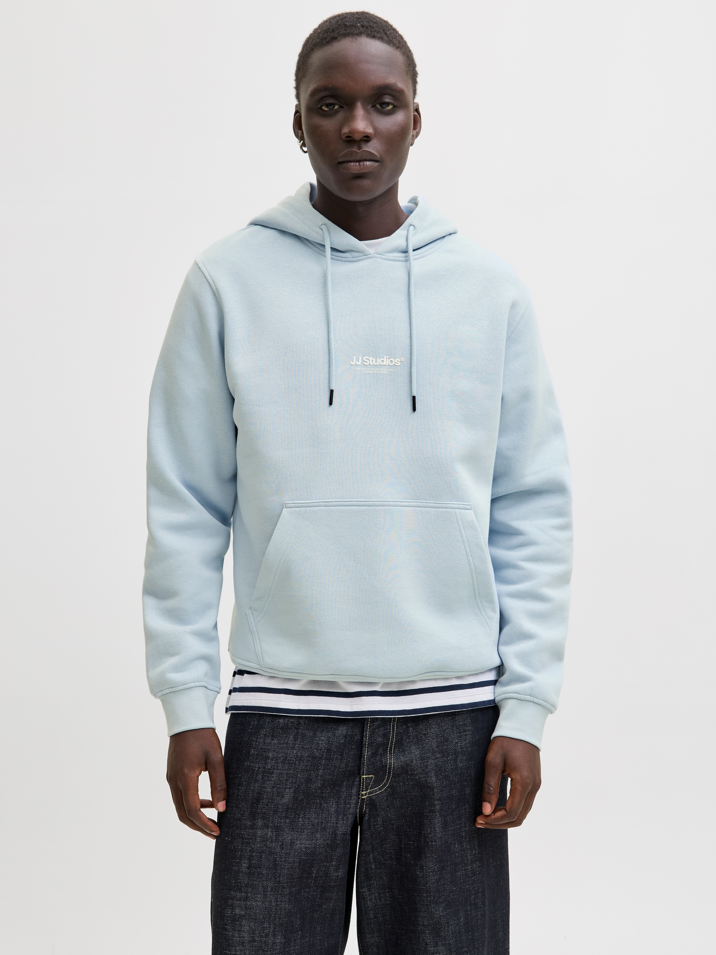 Jack & Jones Kapuzensweatshirt »JJESOHO SWEAT HOOD NOOS«, Baumwollmischung, relaxed fit
