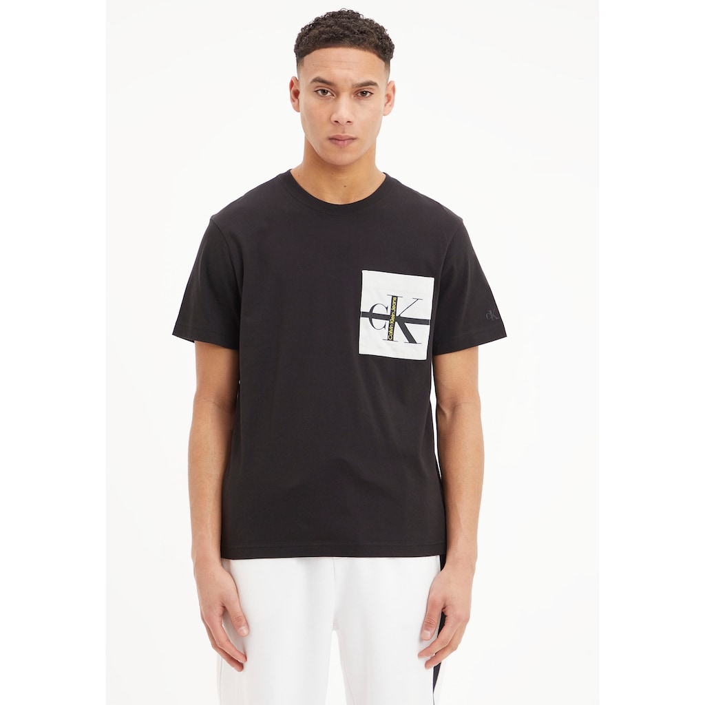 Calvin Klein Jeans T-Shirt »STRIPE CK COLORBLOCK POCKET TEE«