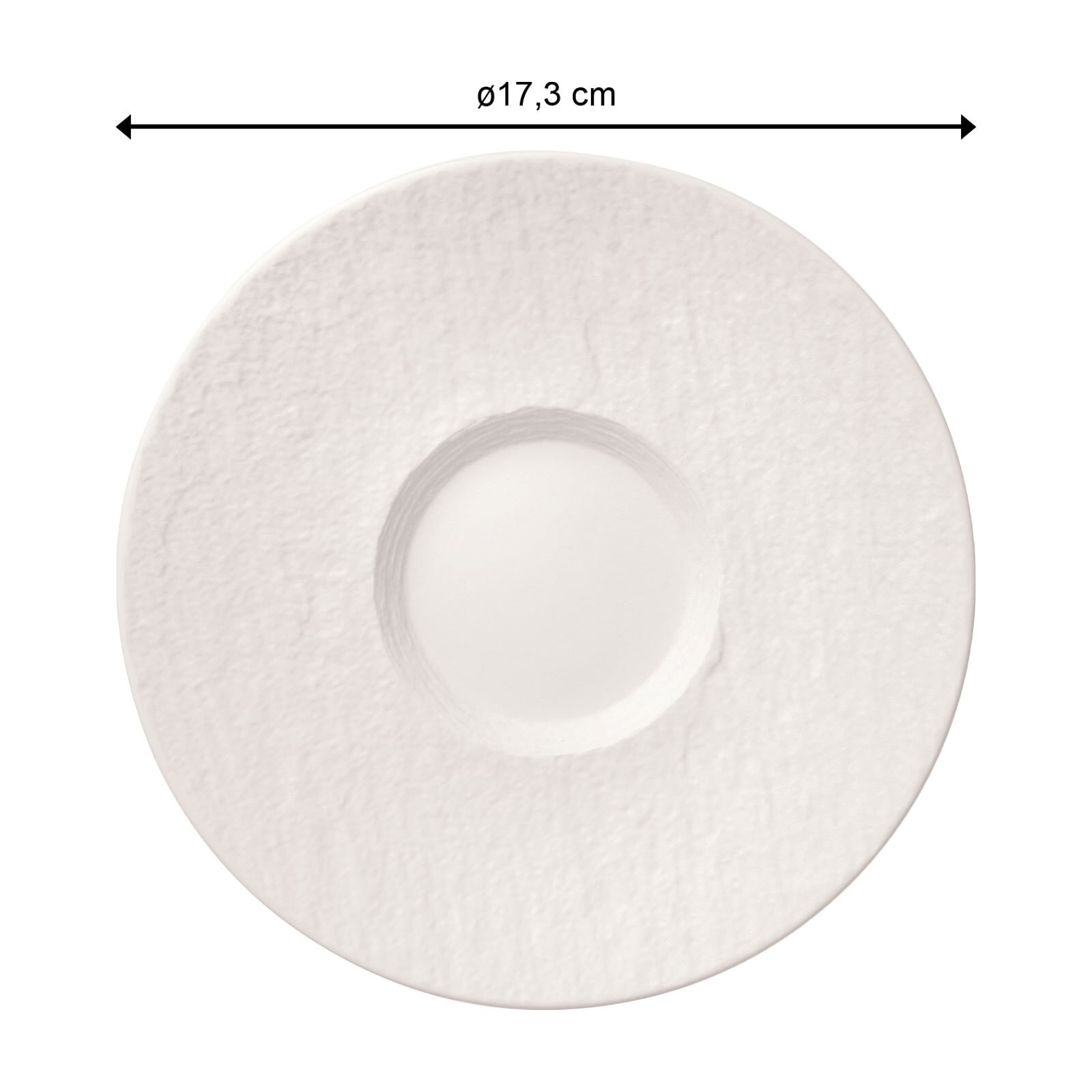 Villeroy & Boch Untertasse »Café au Lait Untertassen Manufacture Rock ø 17 cm 6er Set weiß«