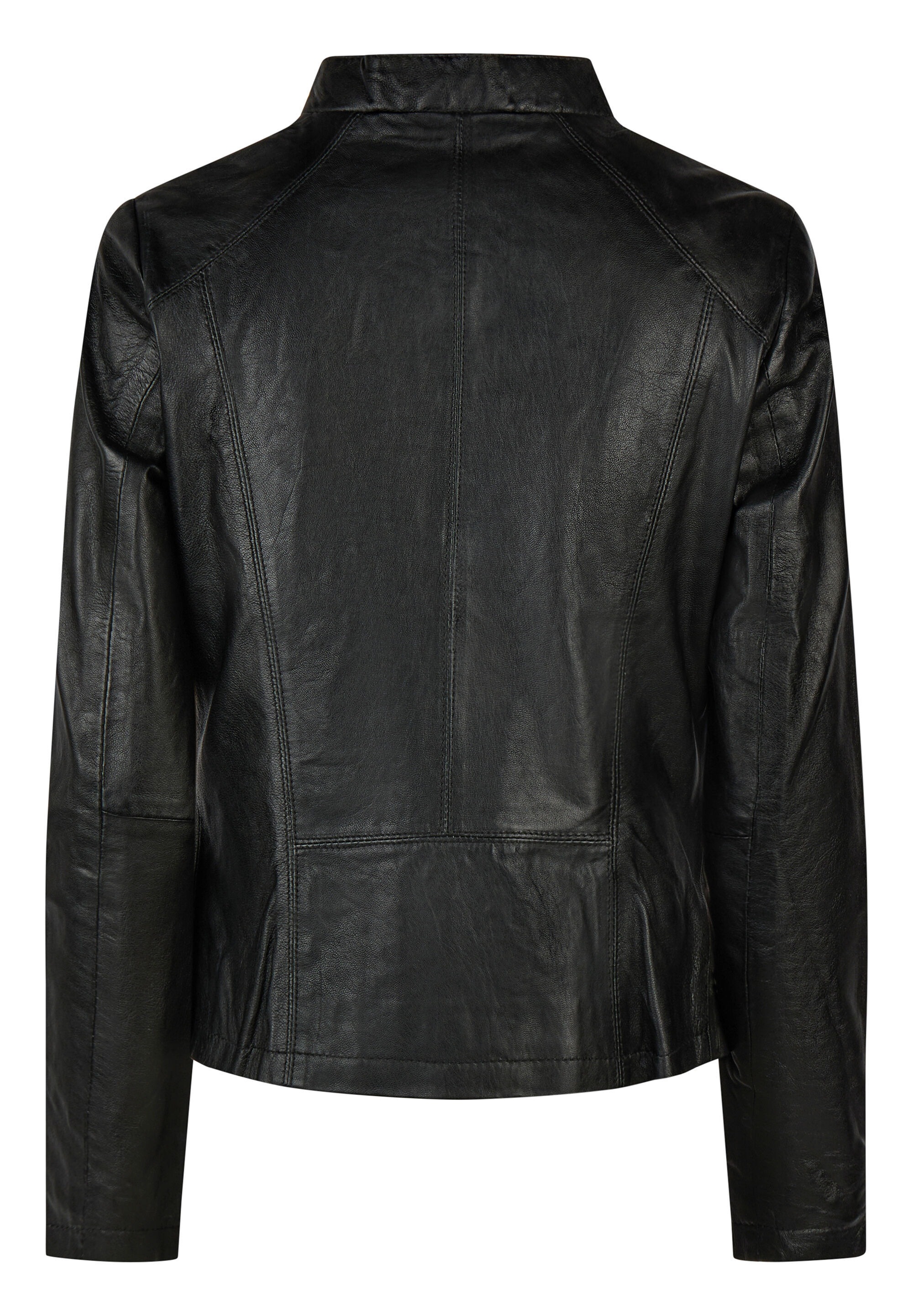Apple of Eden Lederjacke »Apple of Eden Lederjacke« ohne Kapuze mit Stehkragen