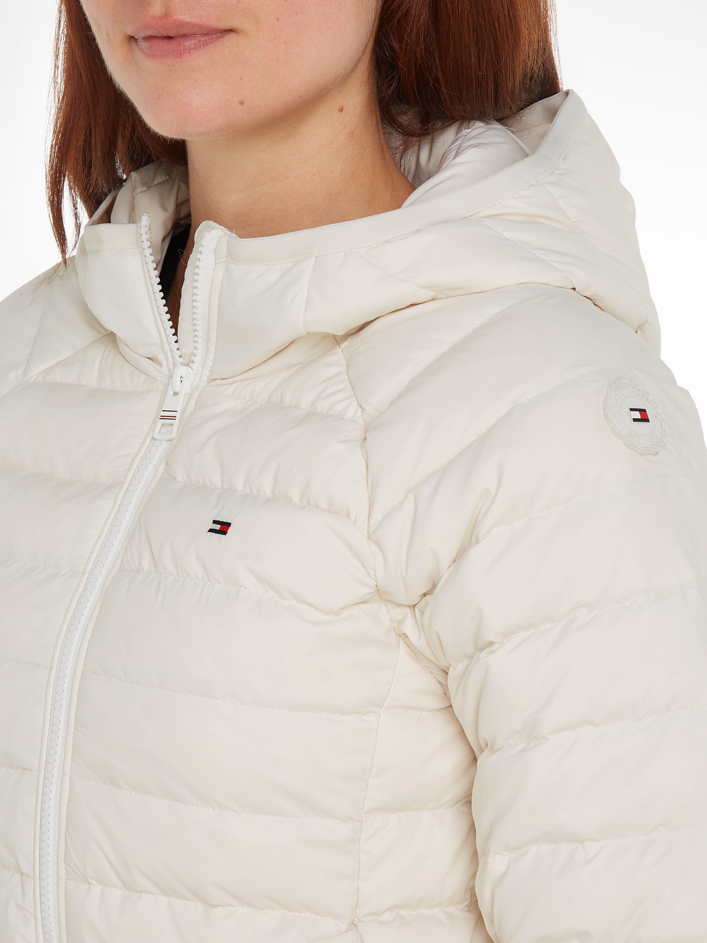 Tommy Hilfiger Steppjacke »SPORTY LW DOWN JACKET«, mit Kapuze, mit leichter Wattierung