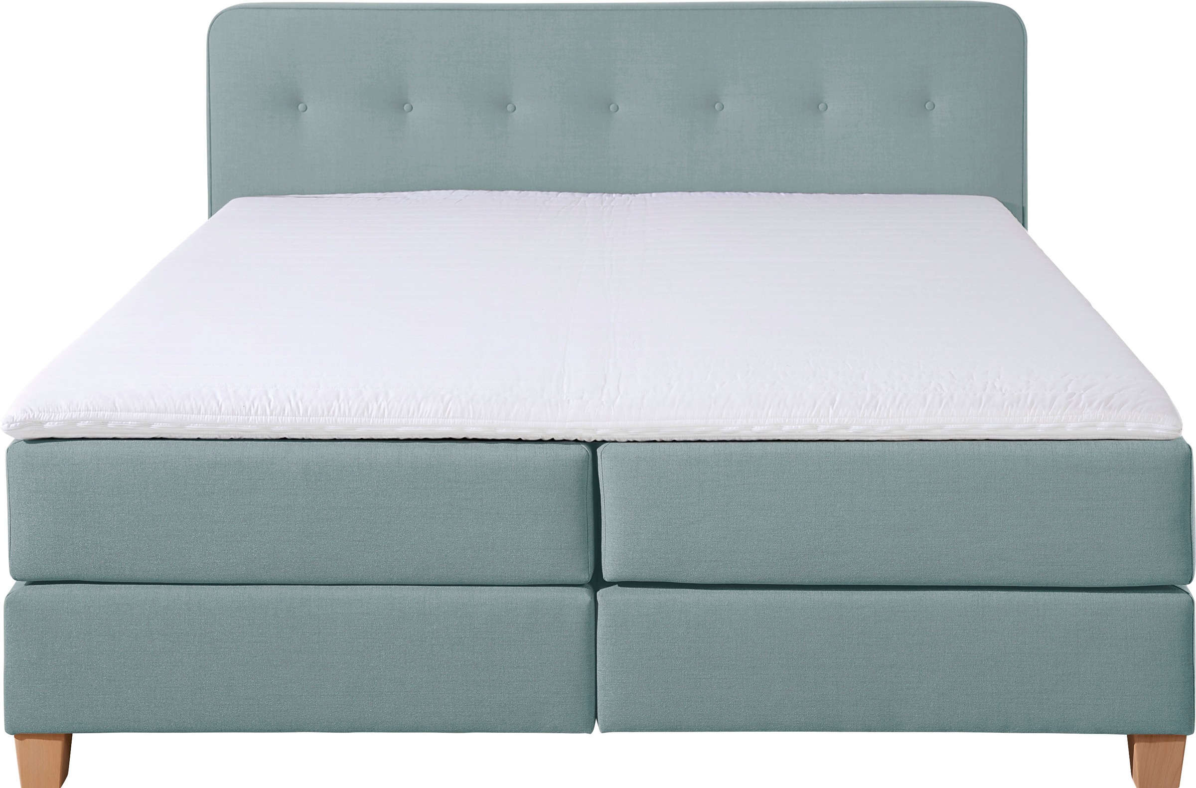 Home affaire Boxspringbett »Fargo«, in Überlänge 220 cm, mit Topper, 3 Ausführungen, 4, Breiten