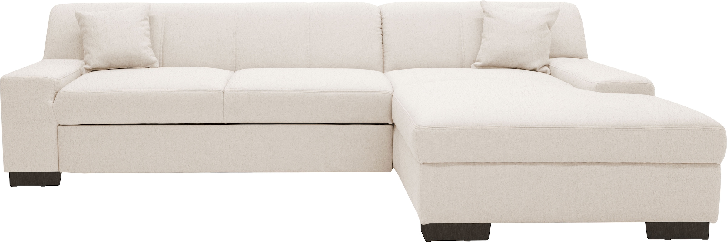 OTTO home Ecksofa »Faxxe 268 x 153 cm, auch mit Schlaffunktion« aus pflegeleichtem, weichem Bezugsstoff, L-Form