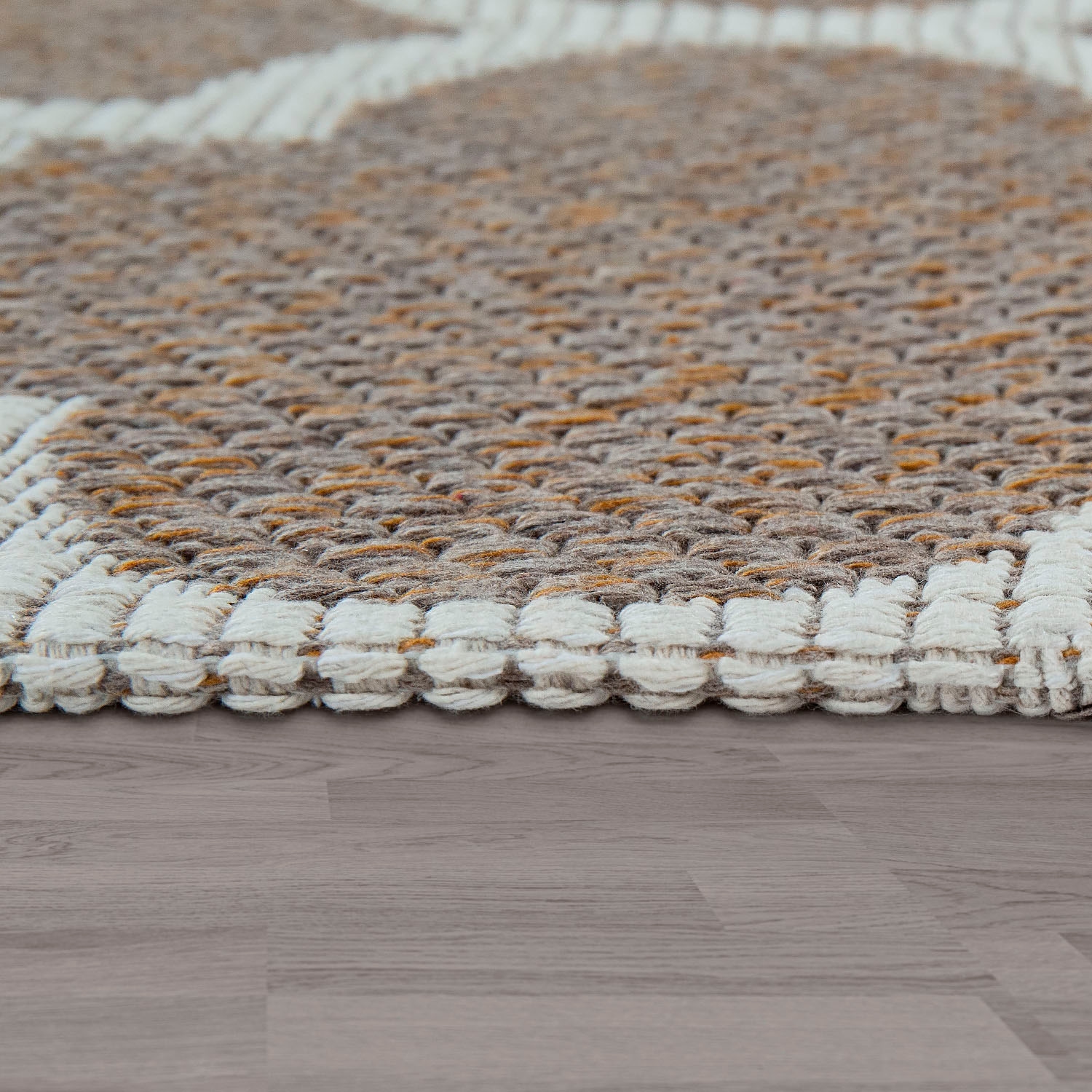 Paco Home Teppich »Varadero 463« rechteckig 4 mm Höhe 3D-Design, Kurzflor, Wohnzimmer