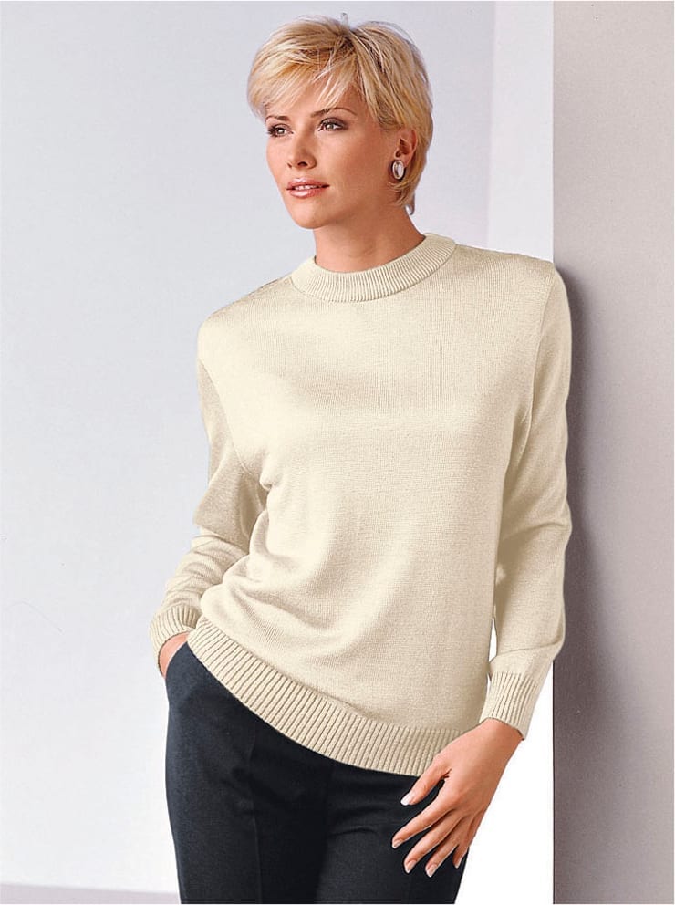 Stehkragenpullover »Pullover«