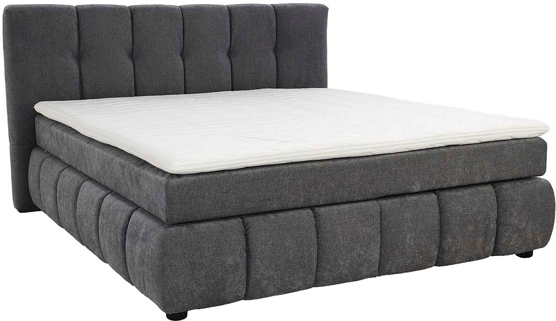 Jockenhöfer Gruppe Boxspringbett »Cora«, Wende-Bonell-Federkern-Matratze (H2/H3), PU-Schaum Topper