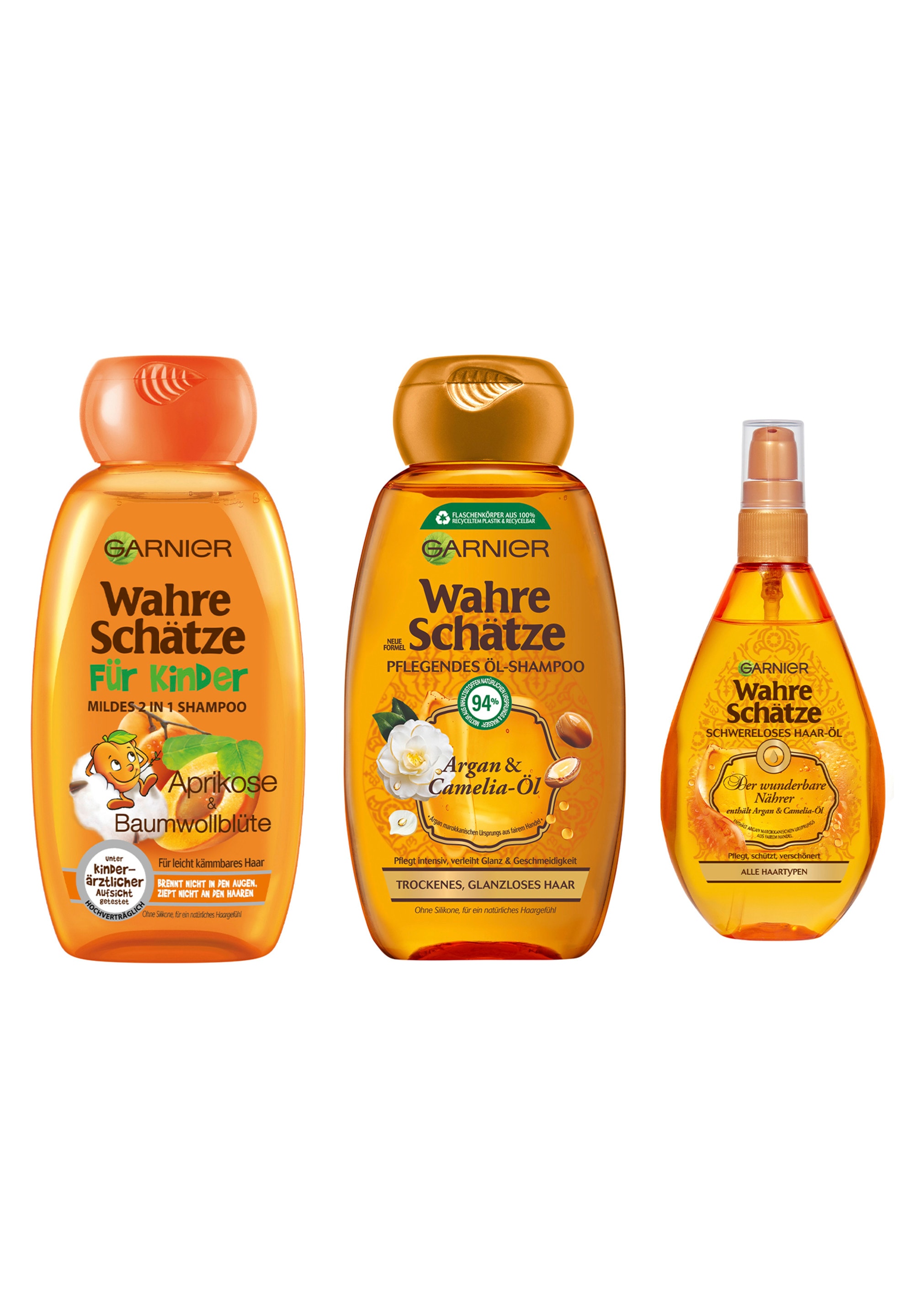 GARNIER Haaröl »GARNIER WAHRE SCHÄTZE ARGAN & CAMELIA ÖL«