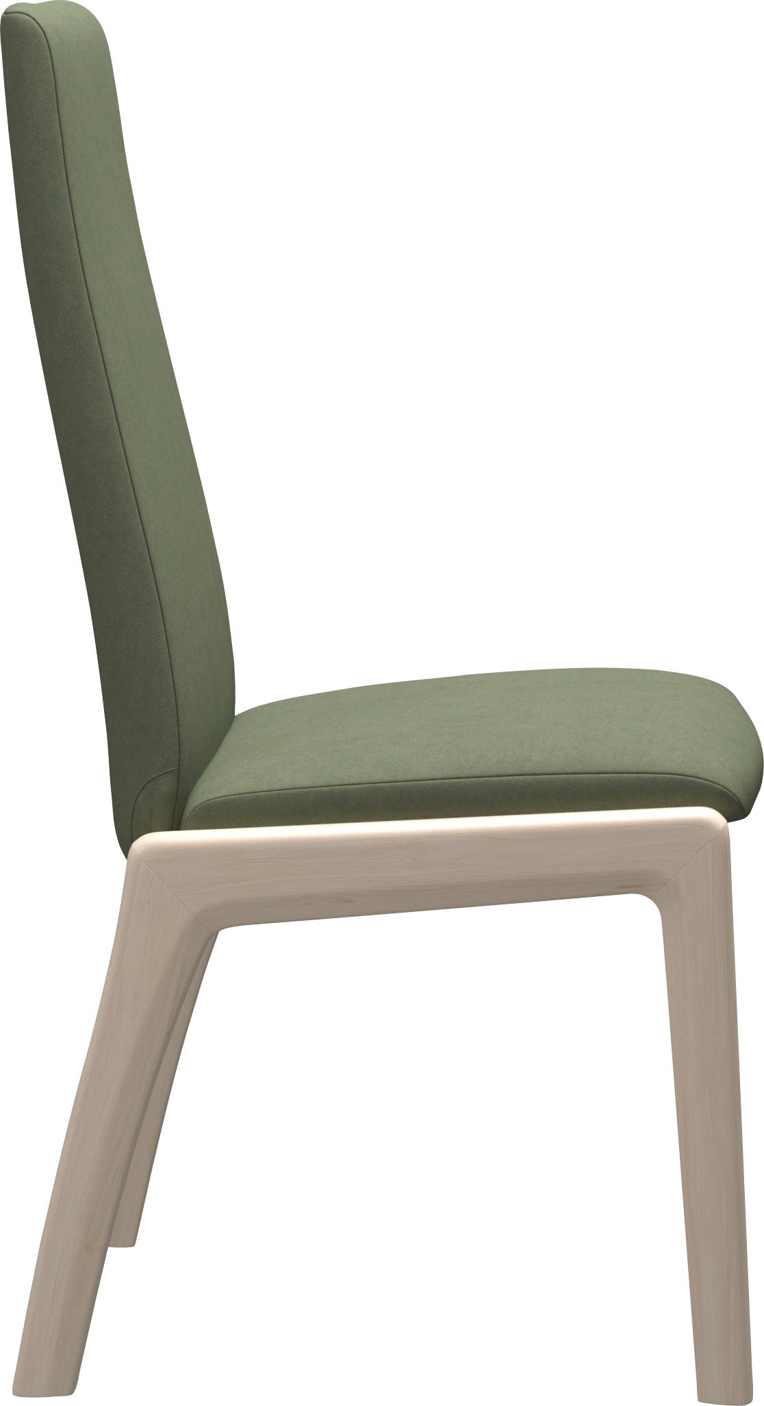 Stressless® Polsterstuhl »Laurel«, Microfaser DINAMICA, Low Back, Größe L, mit abgerundeten Beinen in Eiche gekalkt