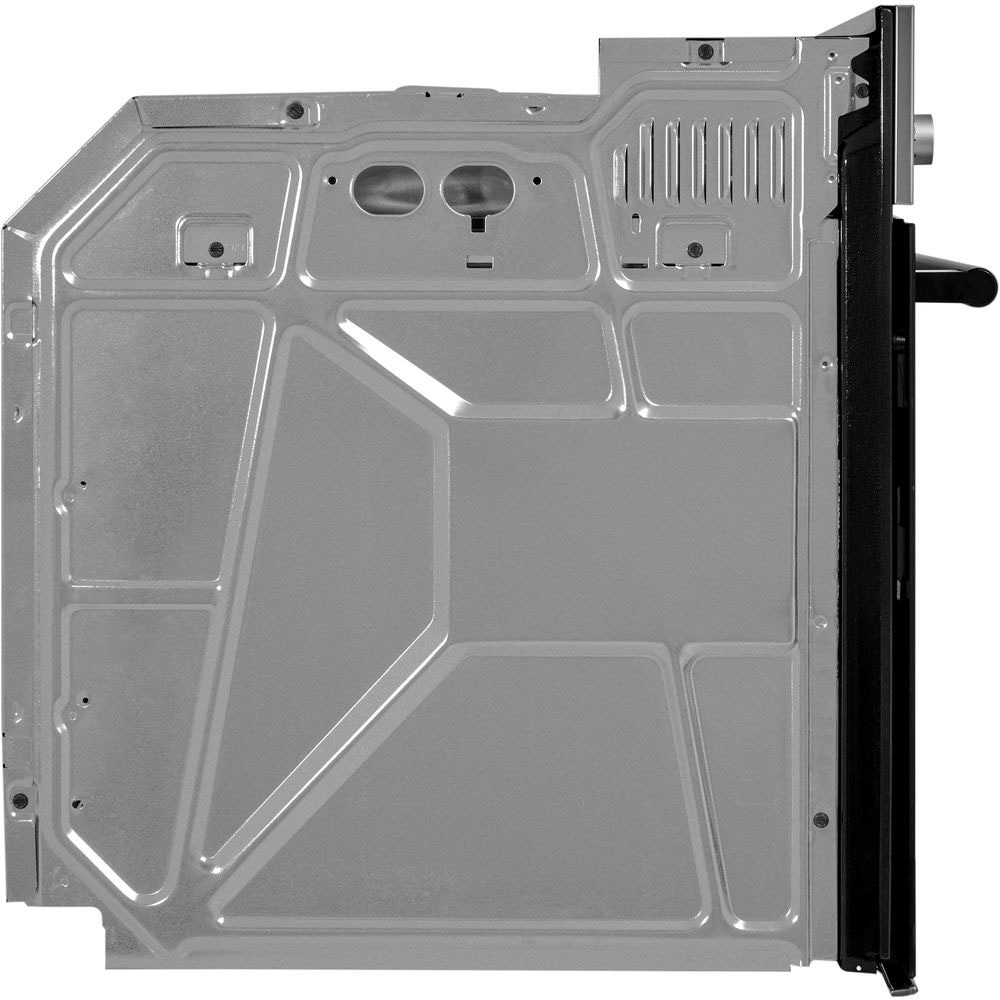 BAUKNECHT Elektro-Herd-Set »HIR4 EP8V2 PT«, mit 2-fach-Teleskopauszug, Pyrolyse-Selbstreinigung, (Set), Pyrolyse, Umluft, 2-fach-Teleskopauszug