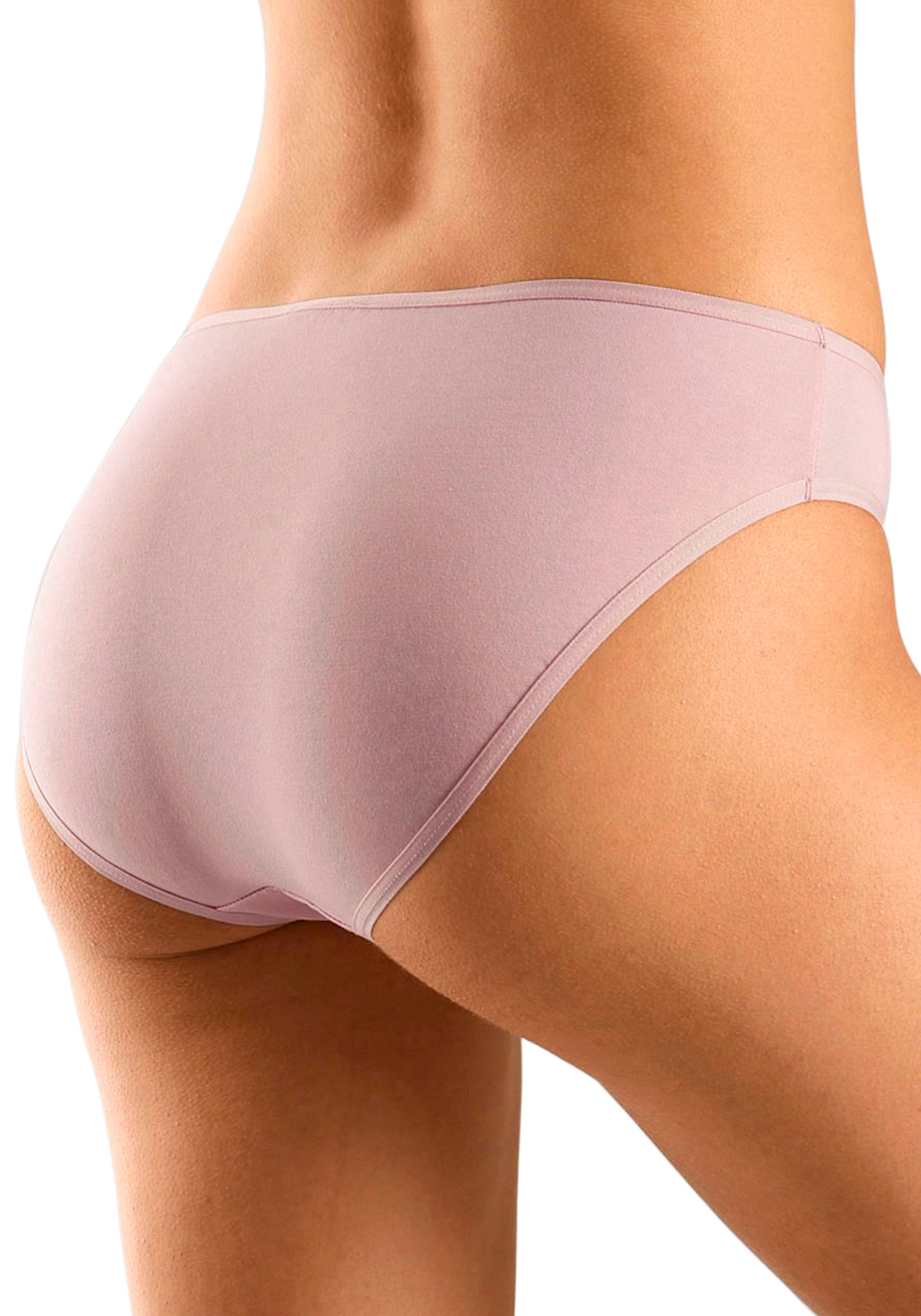 Bikinislip, (Packung, ♕ 10 bei fleur elastischer aus petite St.), Baumwolle