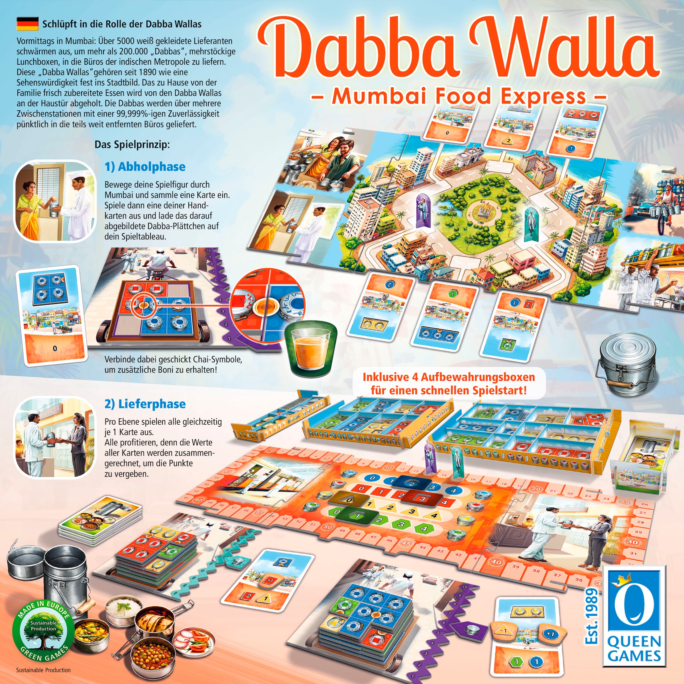 Queen Games Spiel »Dabba Walla«