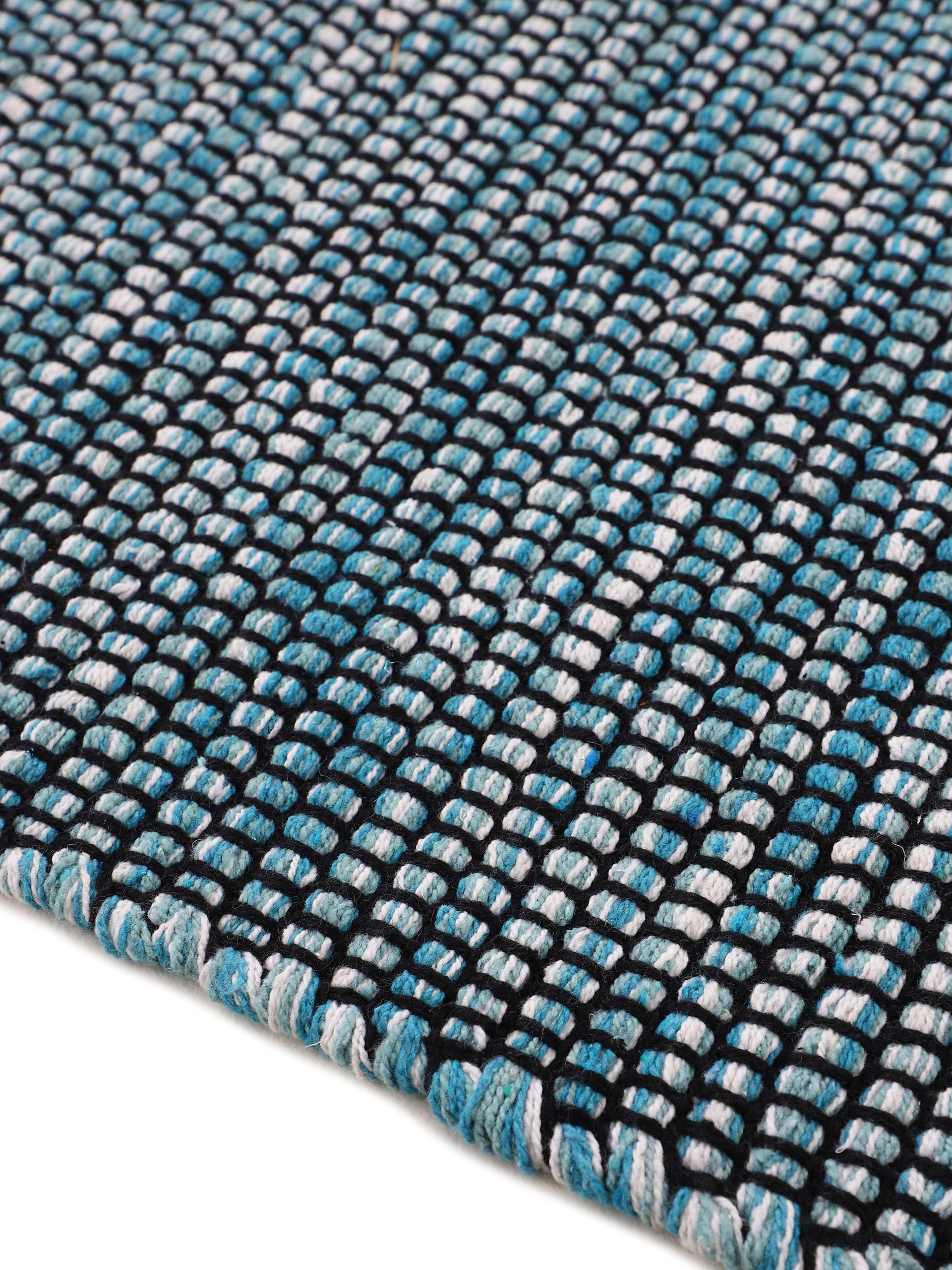 carpetfine Teppich »Kelim Mia,  auch als Läufer erhältlich«, rechteckig, 6 mm Höhe, handgewebt, Baumwolle, Wendeteppich, Fleckerl, Bordüre, Wohnzimmer