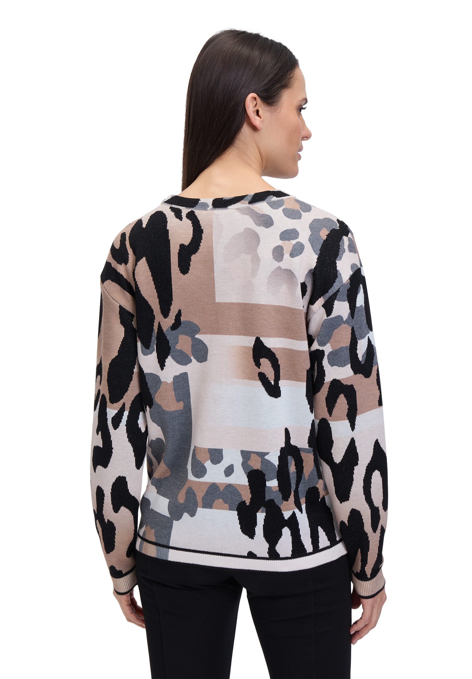Betty Barclay Rundhalspullover »Feinstrickpullover mit Print«