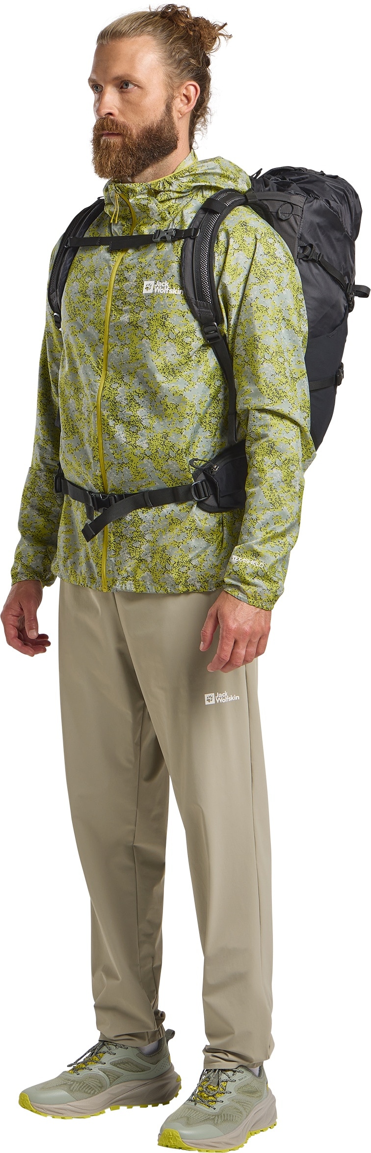 Jack Wolfskin Funktionsjacke »PRELIGHT WIND JKT M« mitKapuze