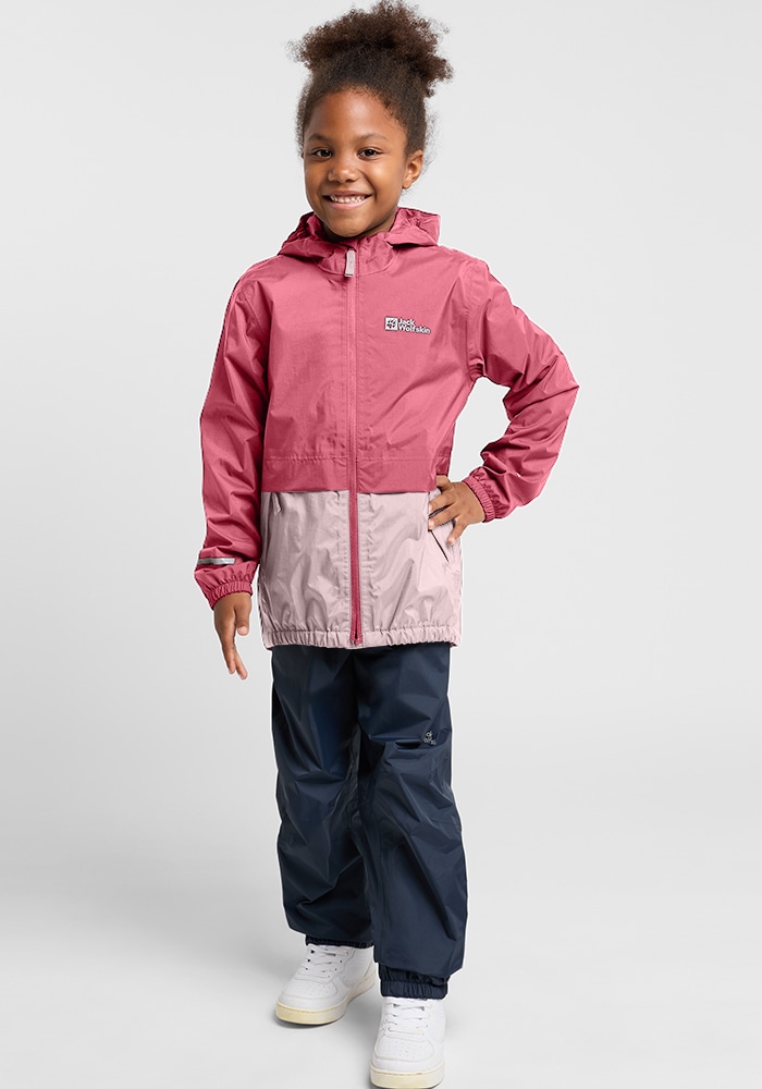 Jack Wolfskin Regenjacke »RAINY DAYS 2L JKT K«, mit Kapuze