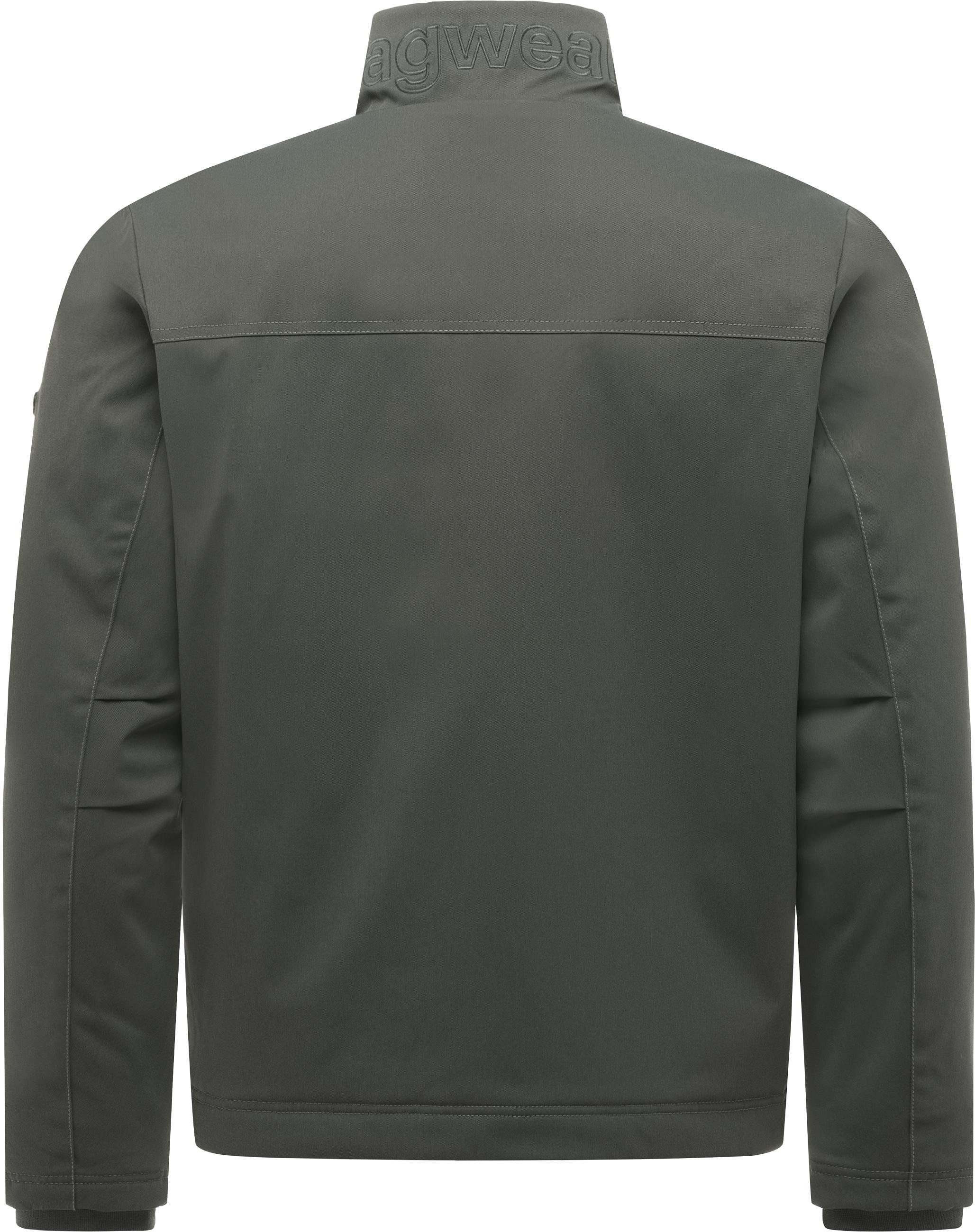 Ragwear Winterjacke »Outdoorjacke Dunore Y« ohne Kapuze Warme Jacke mit Stehkragen