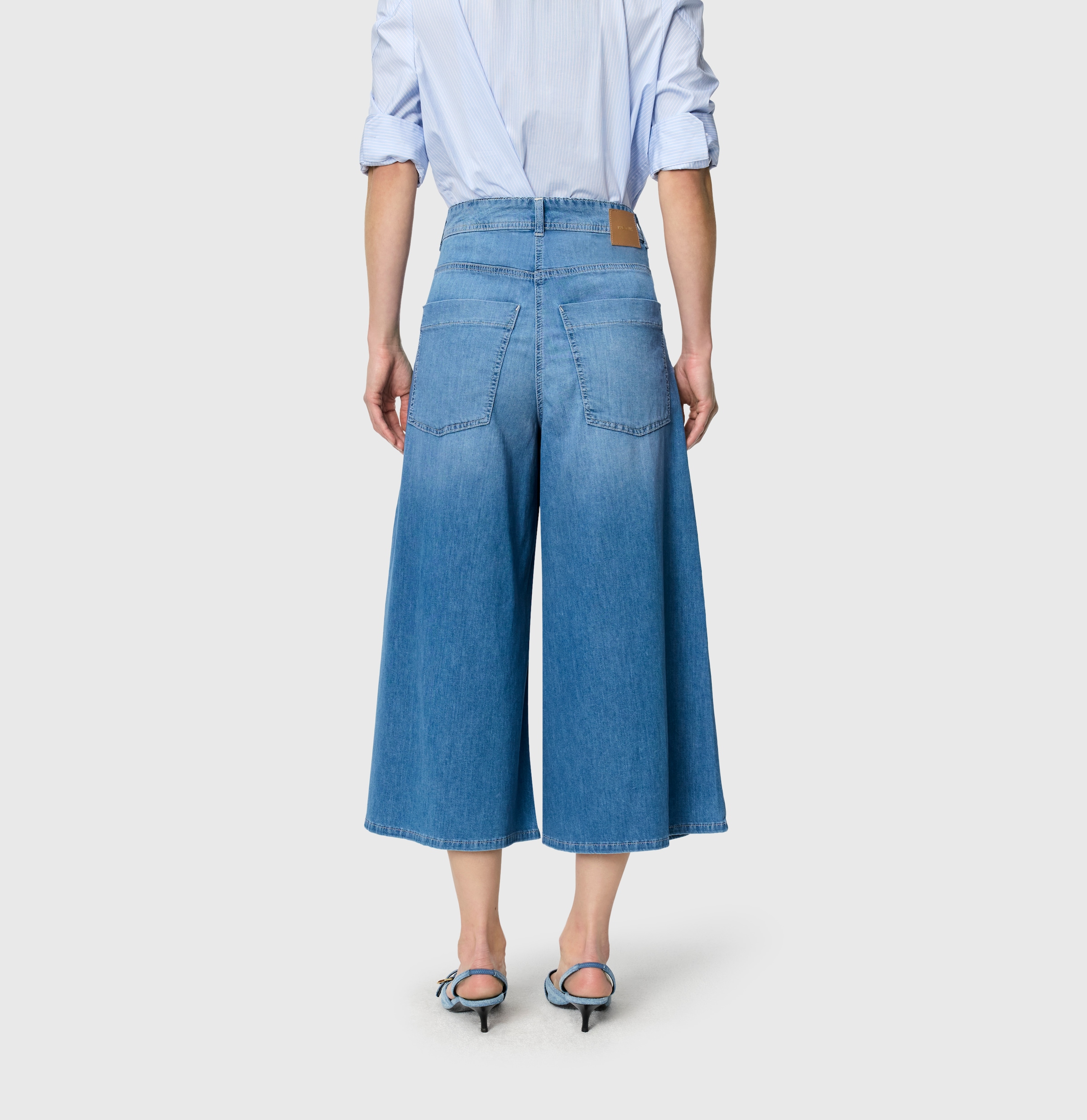 MAC Weite Jeans mit Taschen