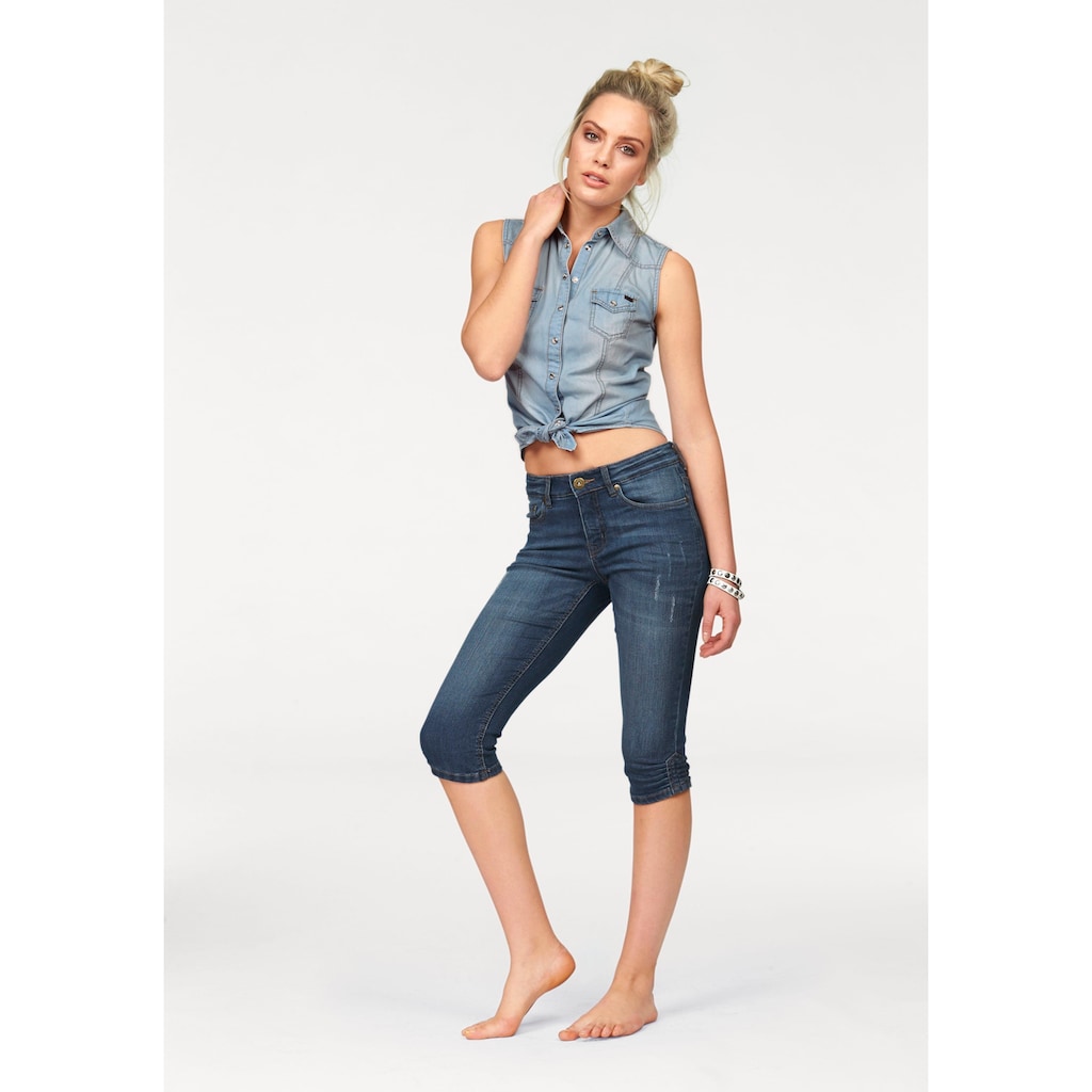 Arizona Caprijeans, Mid Waist