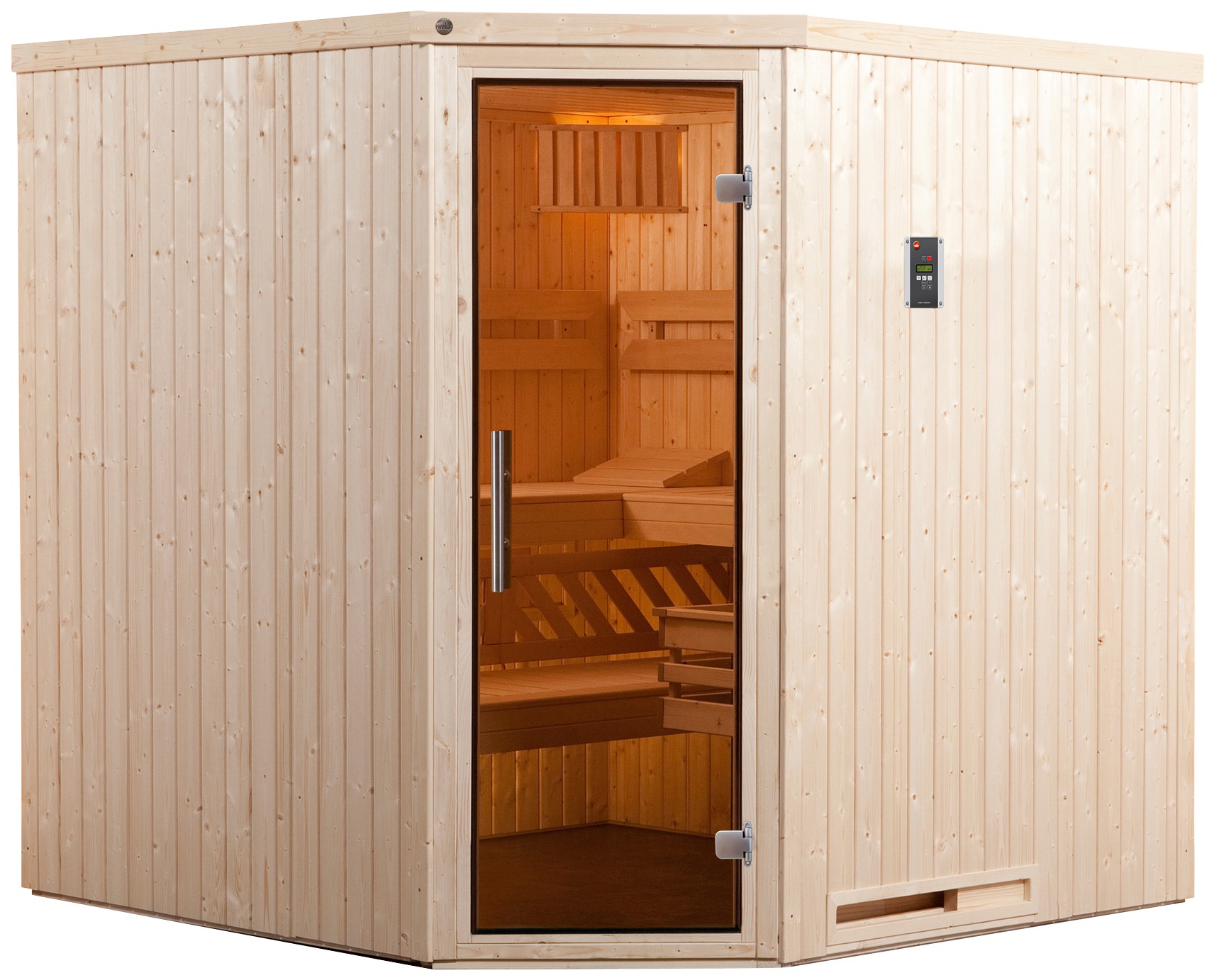 weka Sauna »Varberg 3« 7,5 kW Bio-Ofen mit ext. Steuerung