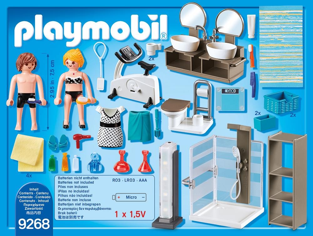 Playmobil® Konstruktions-Spielset »Badezimmer (9268), City Life«, Made in Germany