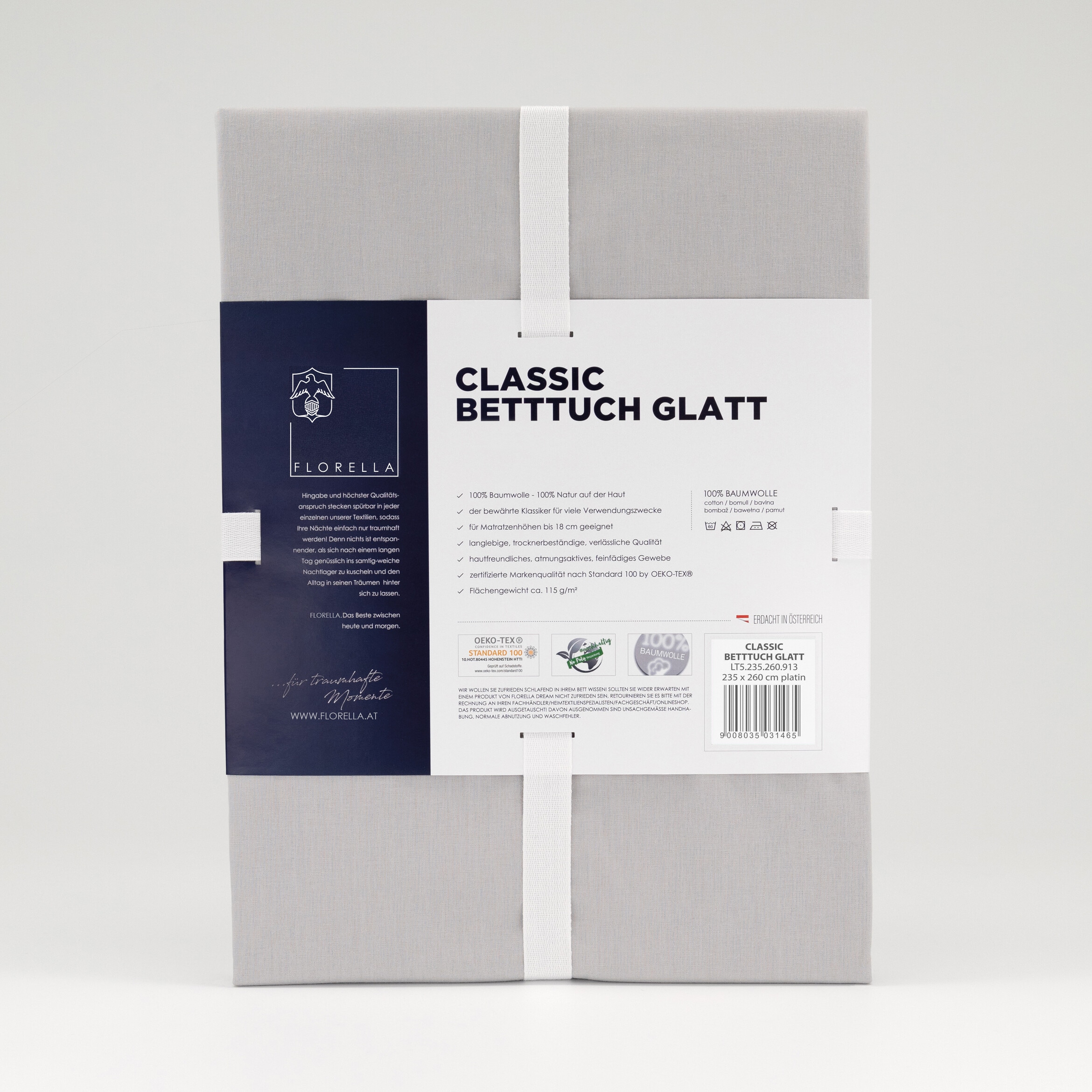 Florella Betttuch »Classic glatt, luftig-leichte Sommerdecke«