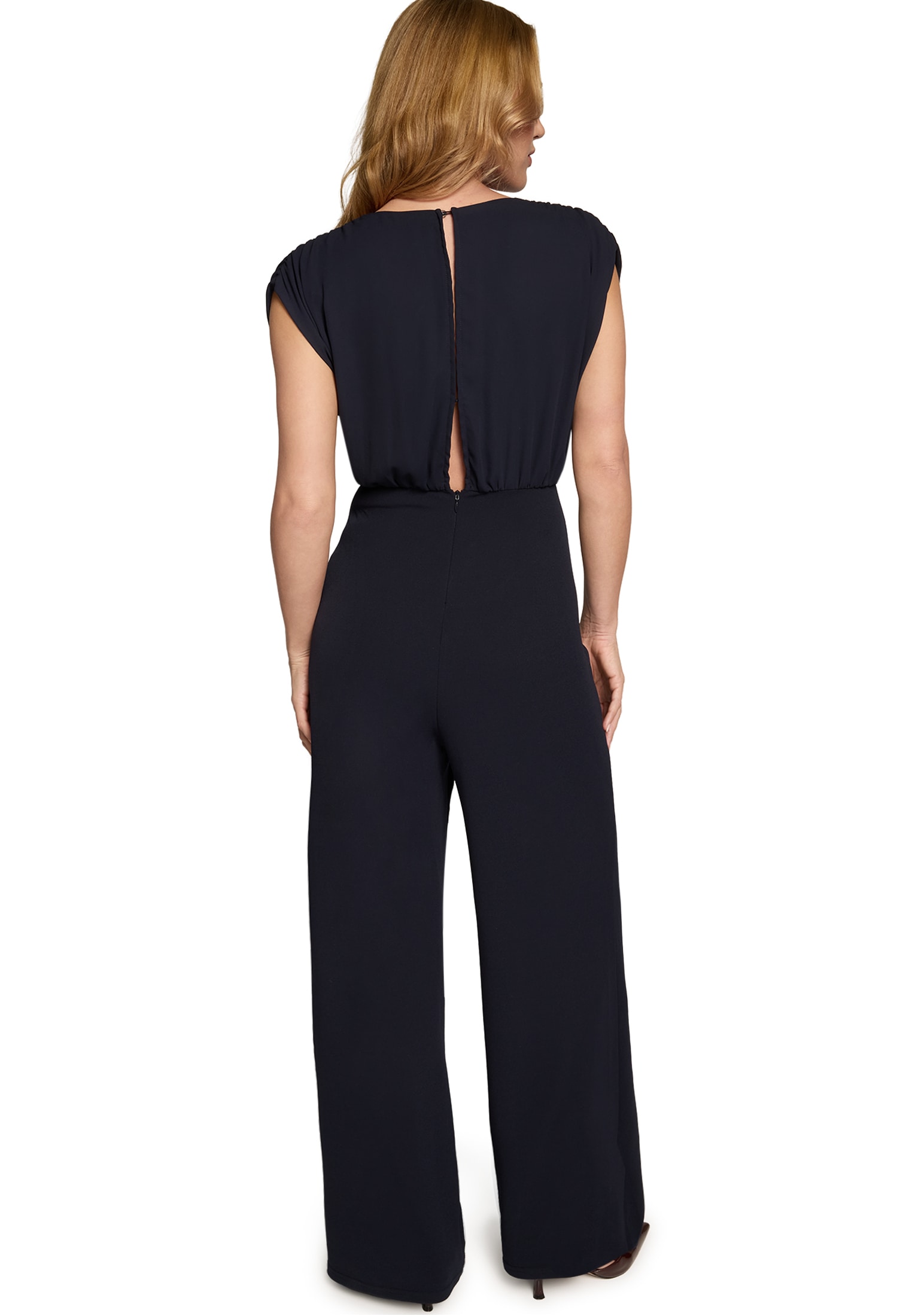 Zero Jumpsuit »Jumpsuit Wickeloptik weites Bein«