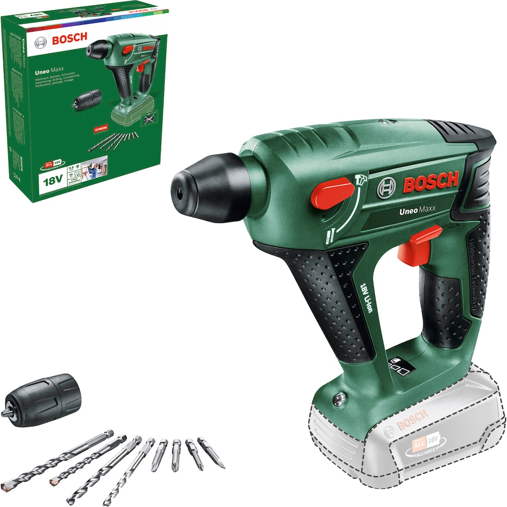 Bosch Home & Garden Akku-Bohrhammer »Uneo Maxx«