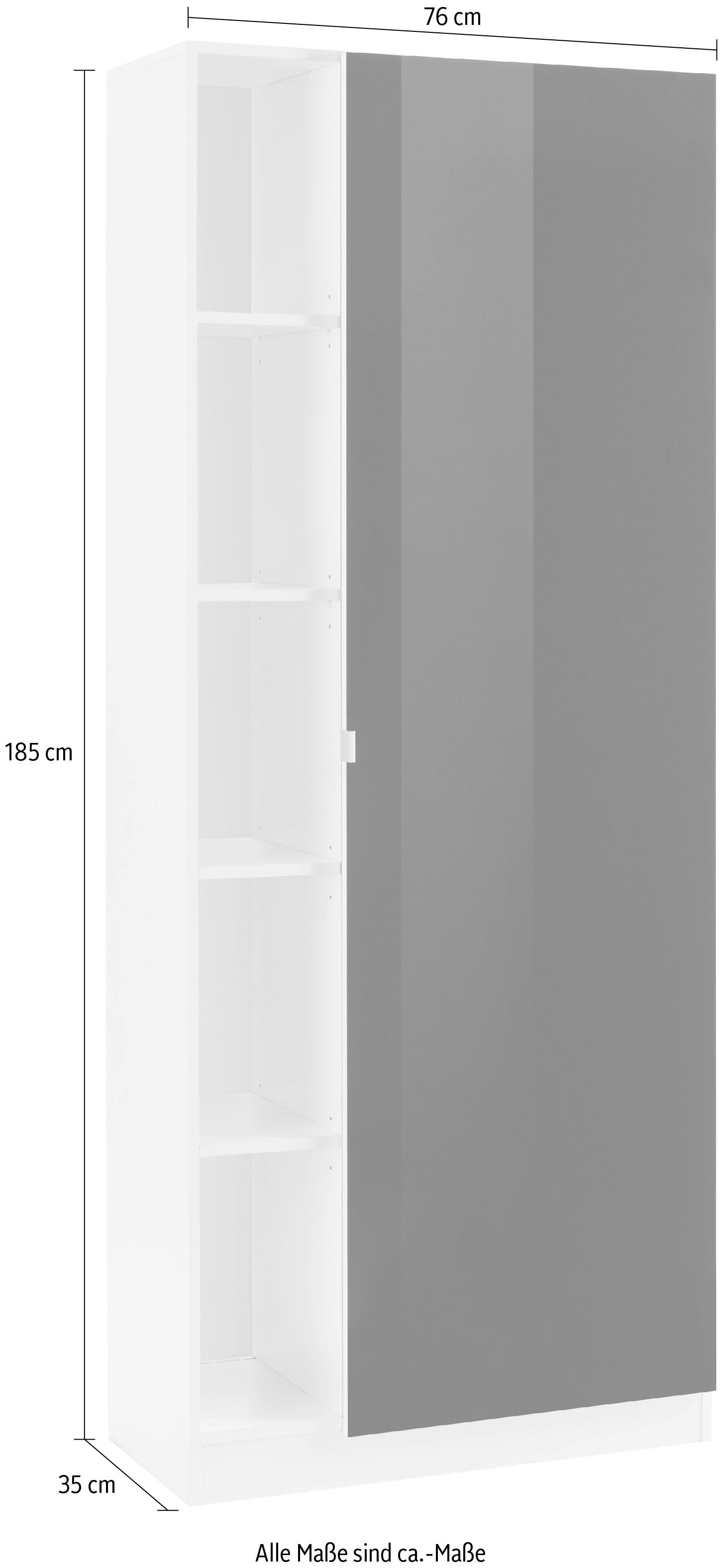 borchardt Möbel Garderobenschrank »Dolly«, Höhe 185 cm auf Raten bestellen
