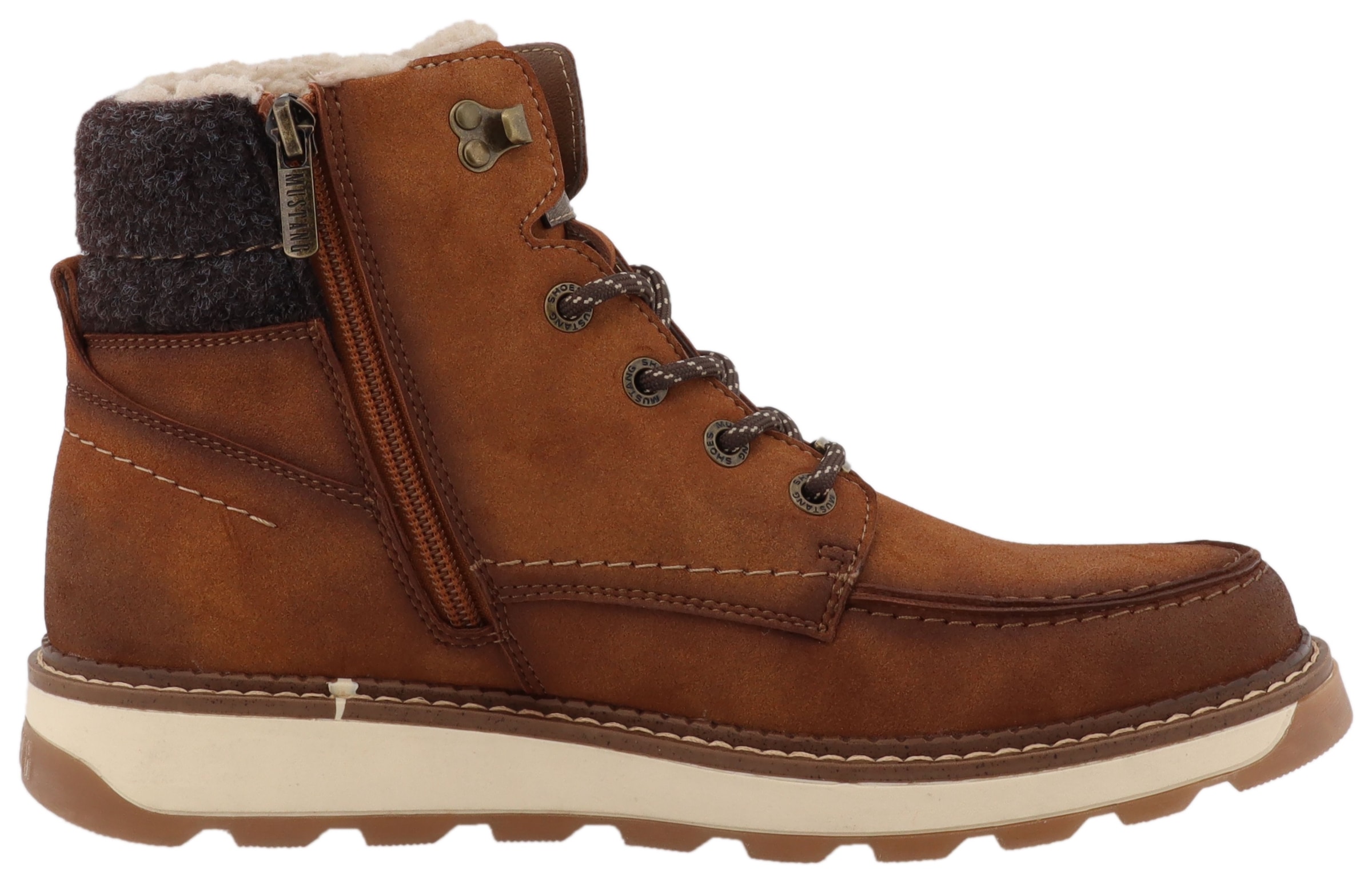 Mustang Shoes Winterstiefelette »Elio«  Schnürstiefelette, Winterstiefelette mit Warmfutter