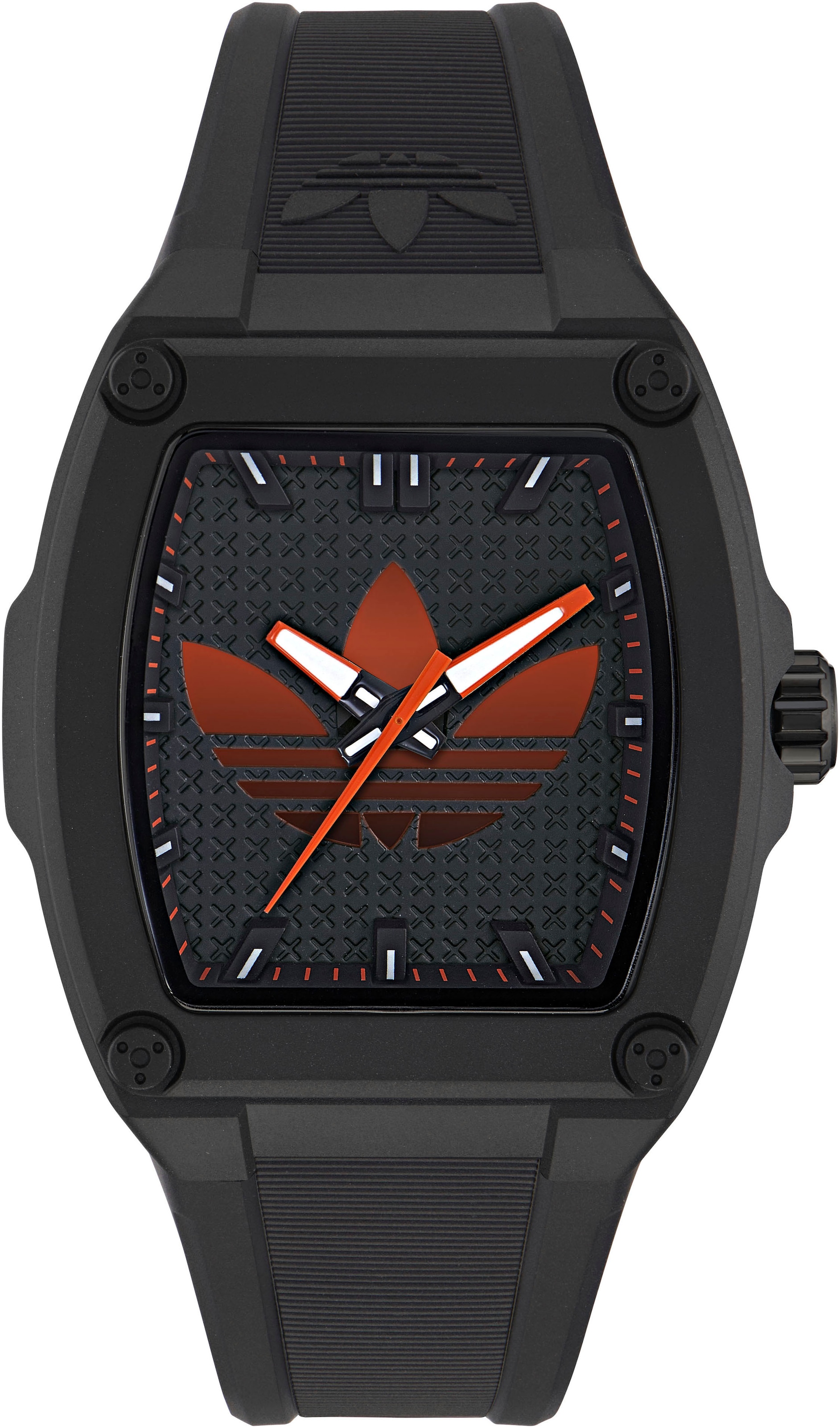 adidas Originals Quarzuhr »CITY TECH FIVE« Armbanduhr, Herrenuhr, Damenuhr, Resinarmband, Leuchtzeiger