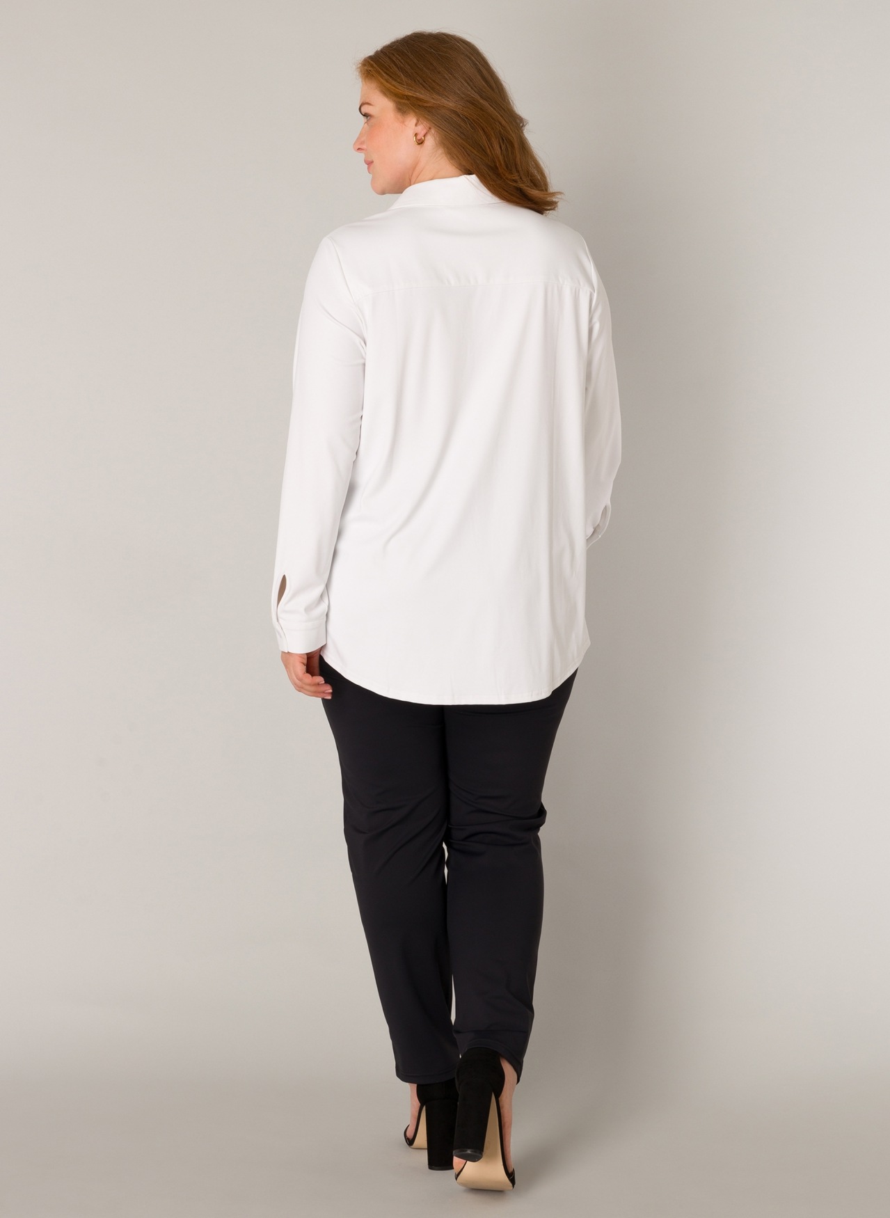 Base Level Curvy Langarmbluse »Lara«, mit Stretch