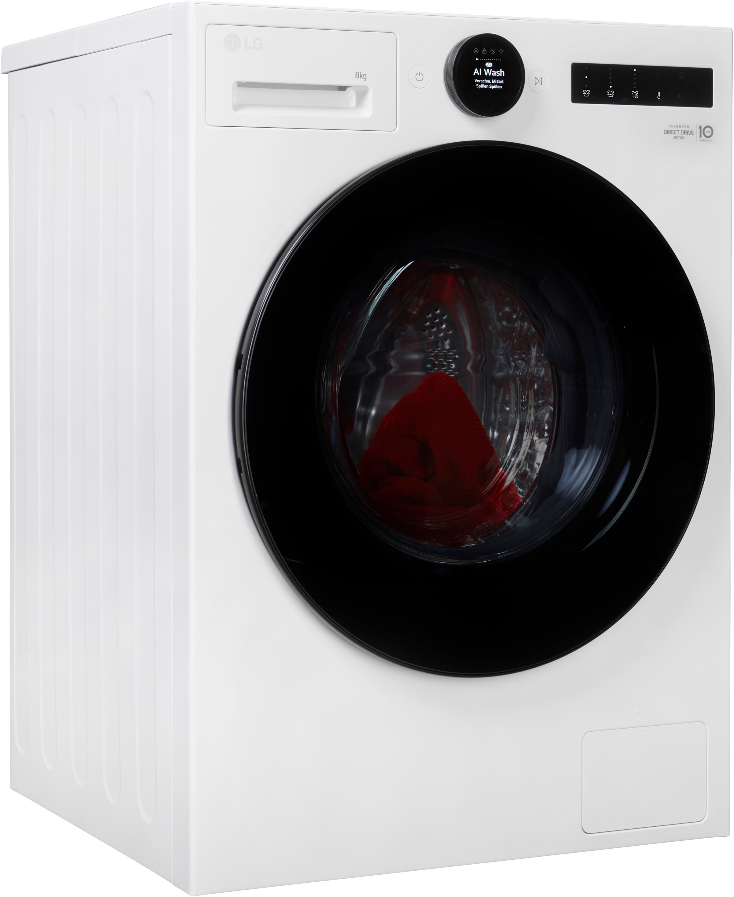 LG F4WX808YC Waschmaschine Frontlader 8 kg 1400 RPM Weiß