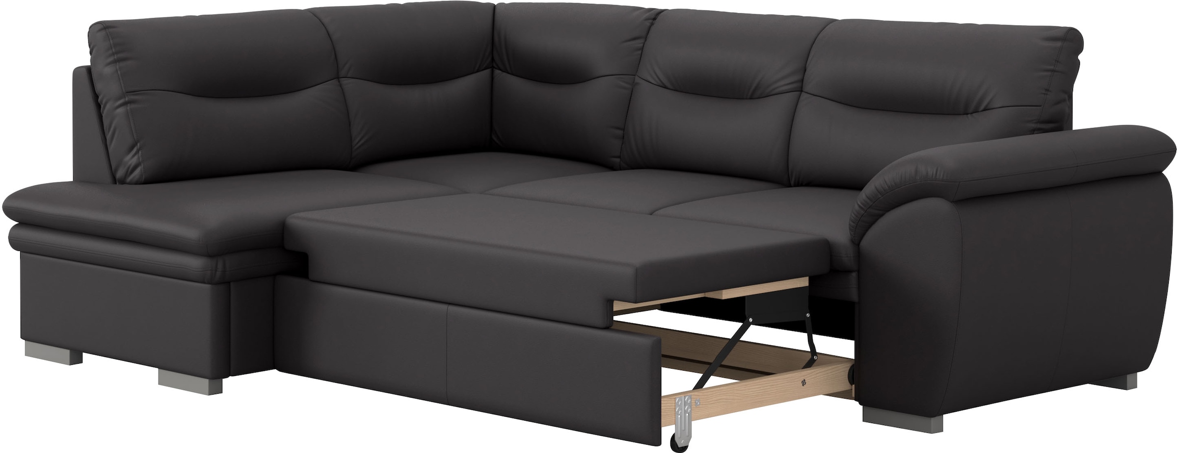 COTTA Ecksofa »Leandra L-Form«, wahlweise mit Bettfunktion & Bettkasten