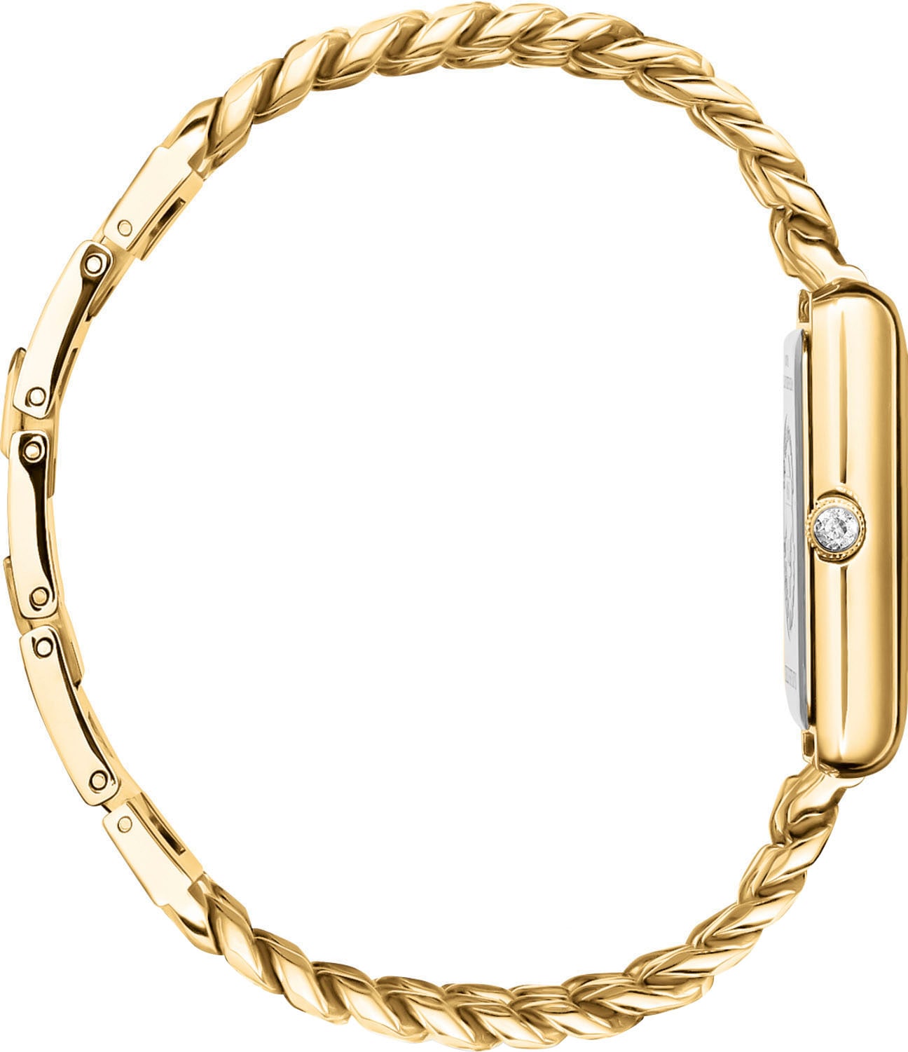 THOMAS SABO Quarzuhr »ELEGANCE«, Armbanduhr, Damenuhr, Edelstahlarmband, analog, Tag, Zirkonia (synth.)