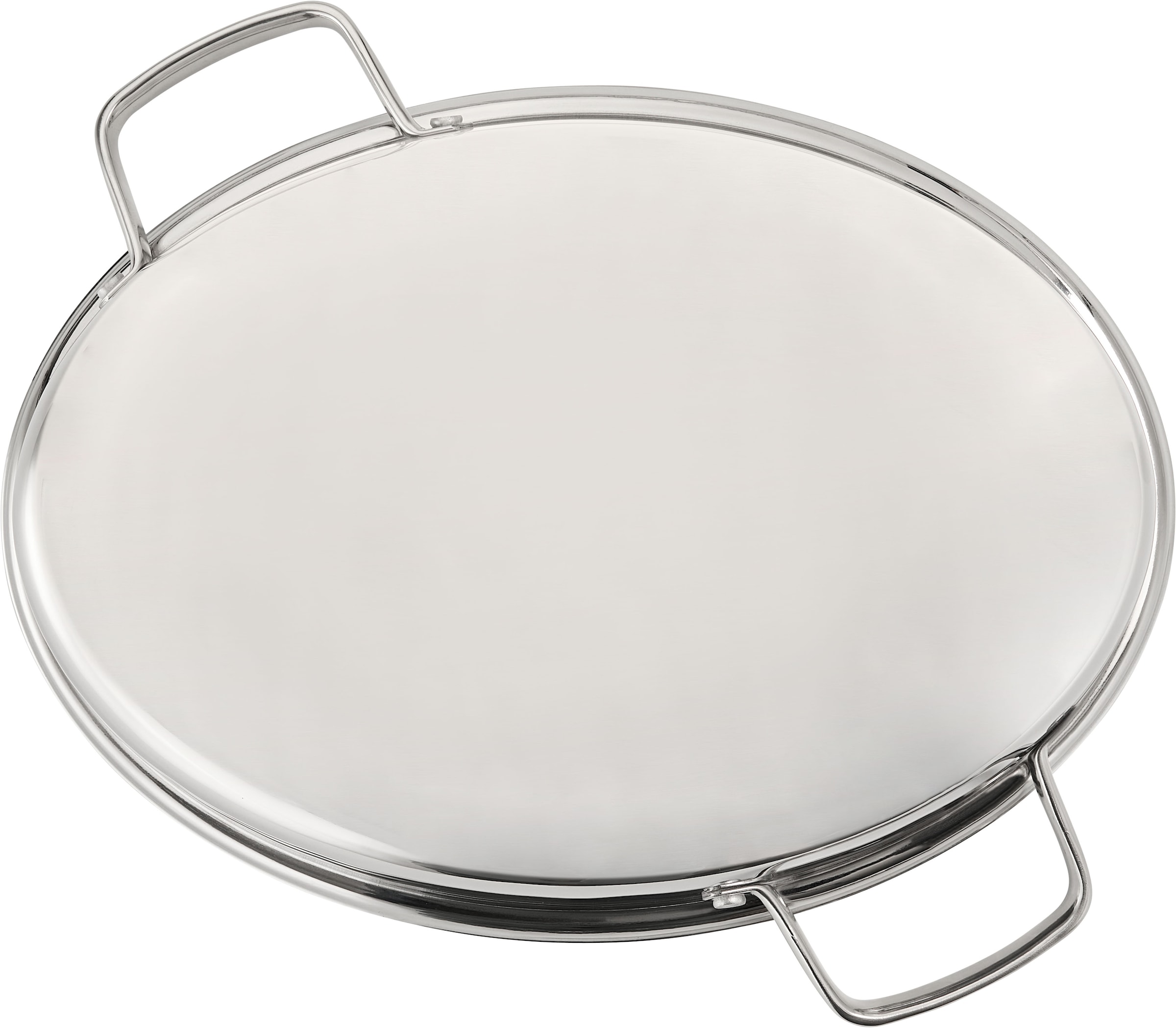 HENSSLERS Fischpfanne »HENSSLERS Edelstahl Fisch- & Schnitzelpfanne, mit Wabenstruktur« Edelstahl 2 Stk. tlg. inkl. Glasdeckel und Dünsteinsatz, Abmessung ca. 38x26 cm