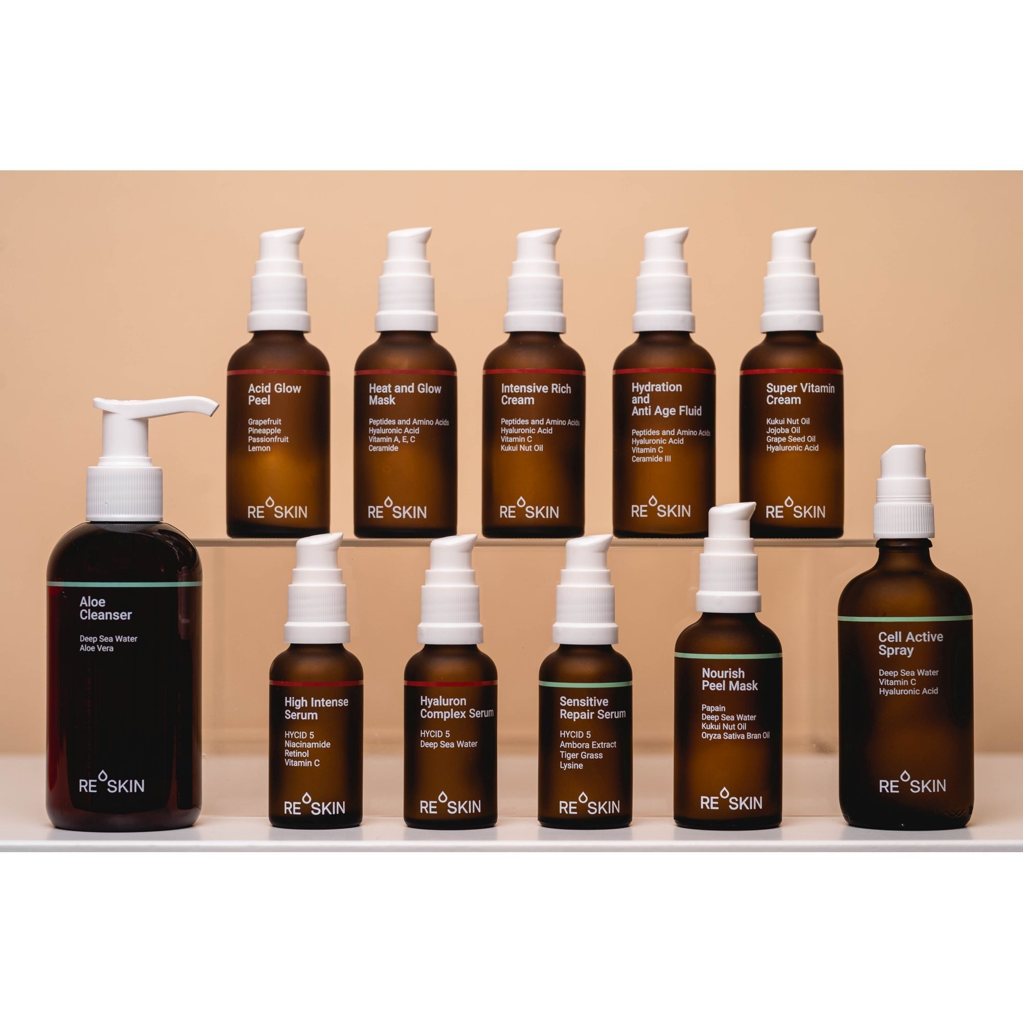 Re-Skin Gesichtslotion »Cell Active Spray«, (1 tlg.)