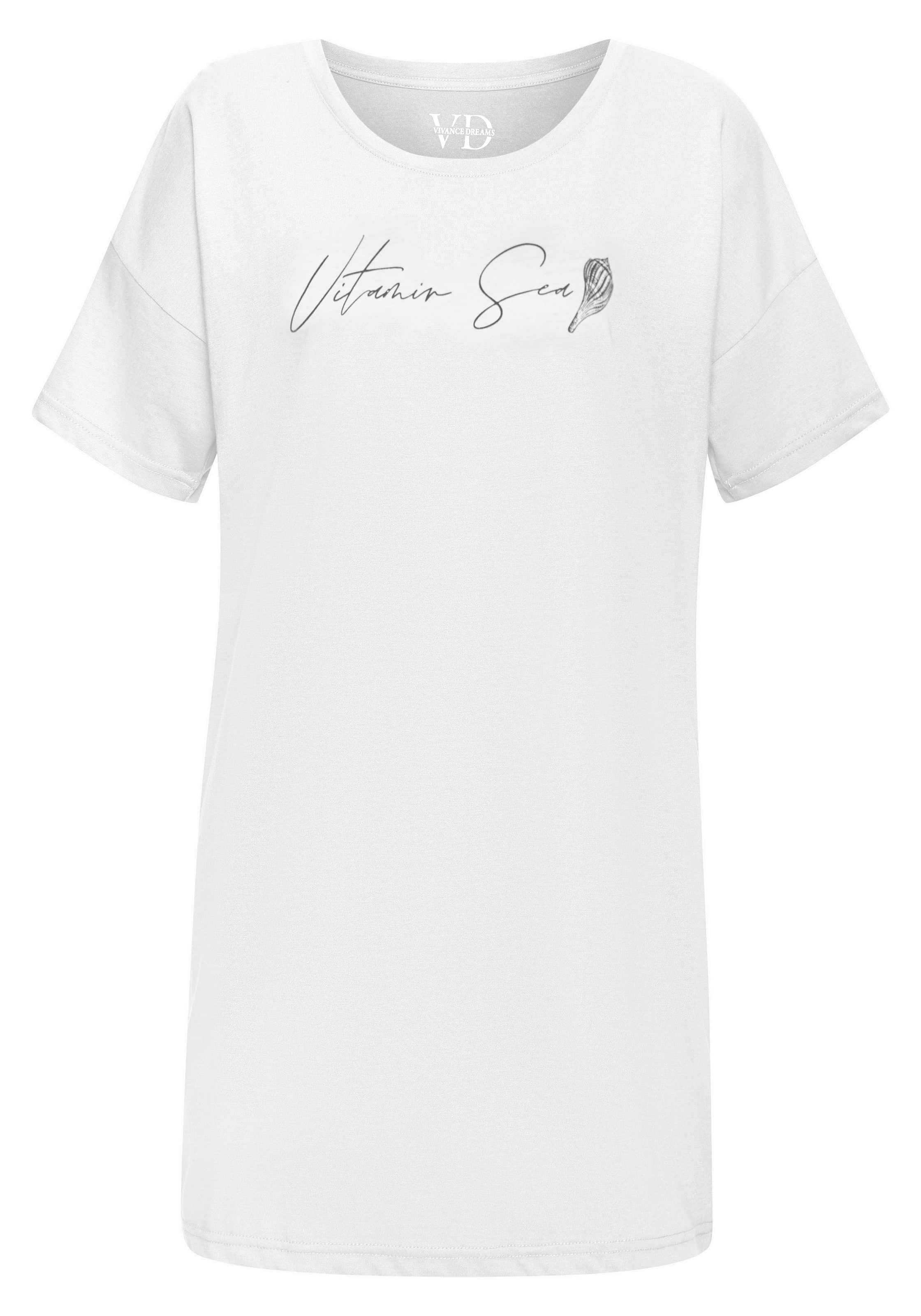 Vivance Dreams Sleepshirt mit schönem Frontprint