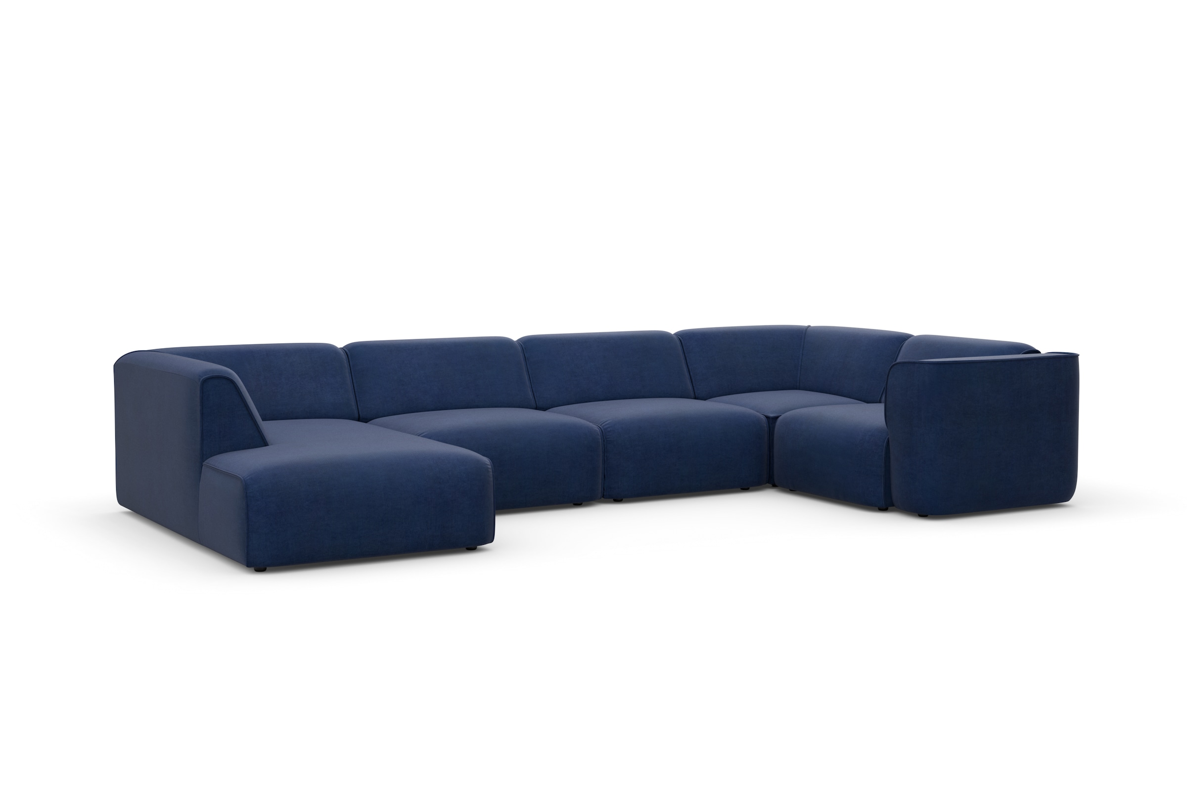 RAUM.ID Wohnlandschaft »Merid U-Form, jederzeit durch Module erweiterbar, B/T/H: 367/206/70 cm«, als Modul oder separat verwendbar, für individuelle Zusammenstellung