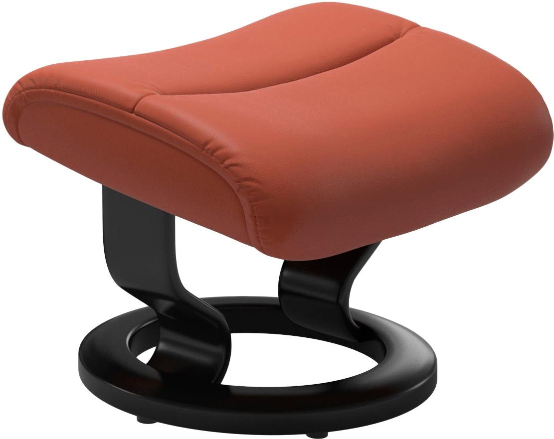 Stressless® Relaxsessel »View«, (Set, Relaxsessel mit Hocker), mit Classic Base, Größe M,Gestell Schwarz