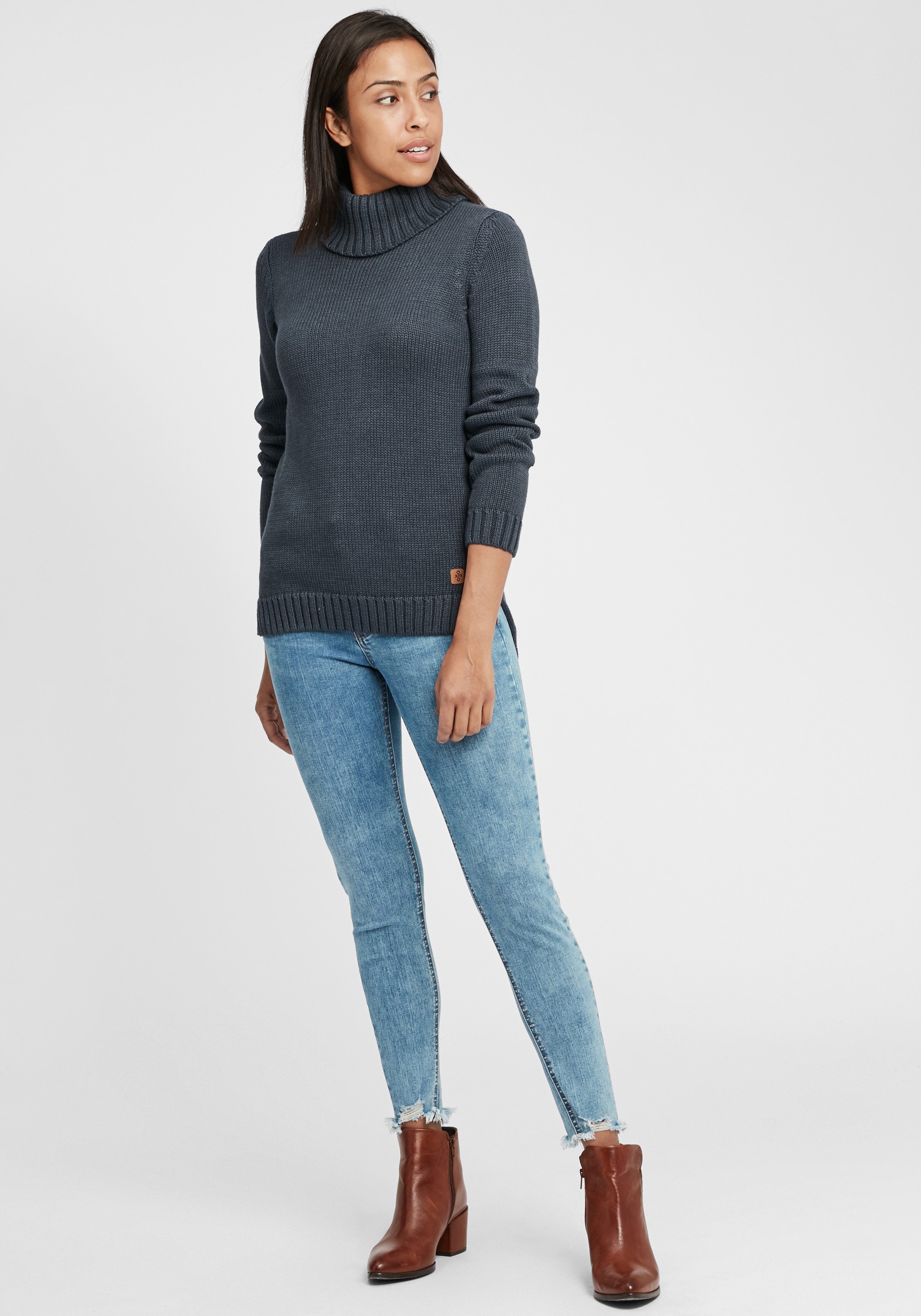 OXMO Rollkragenpullover »Rollkragenpullover OXPia«