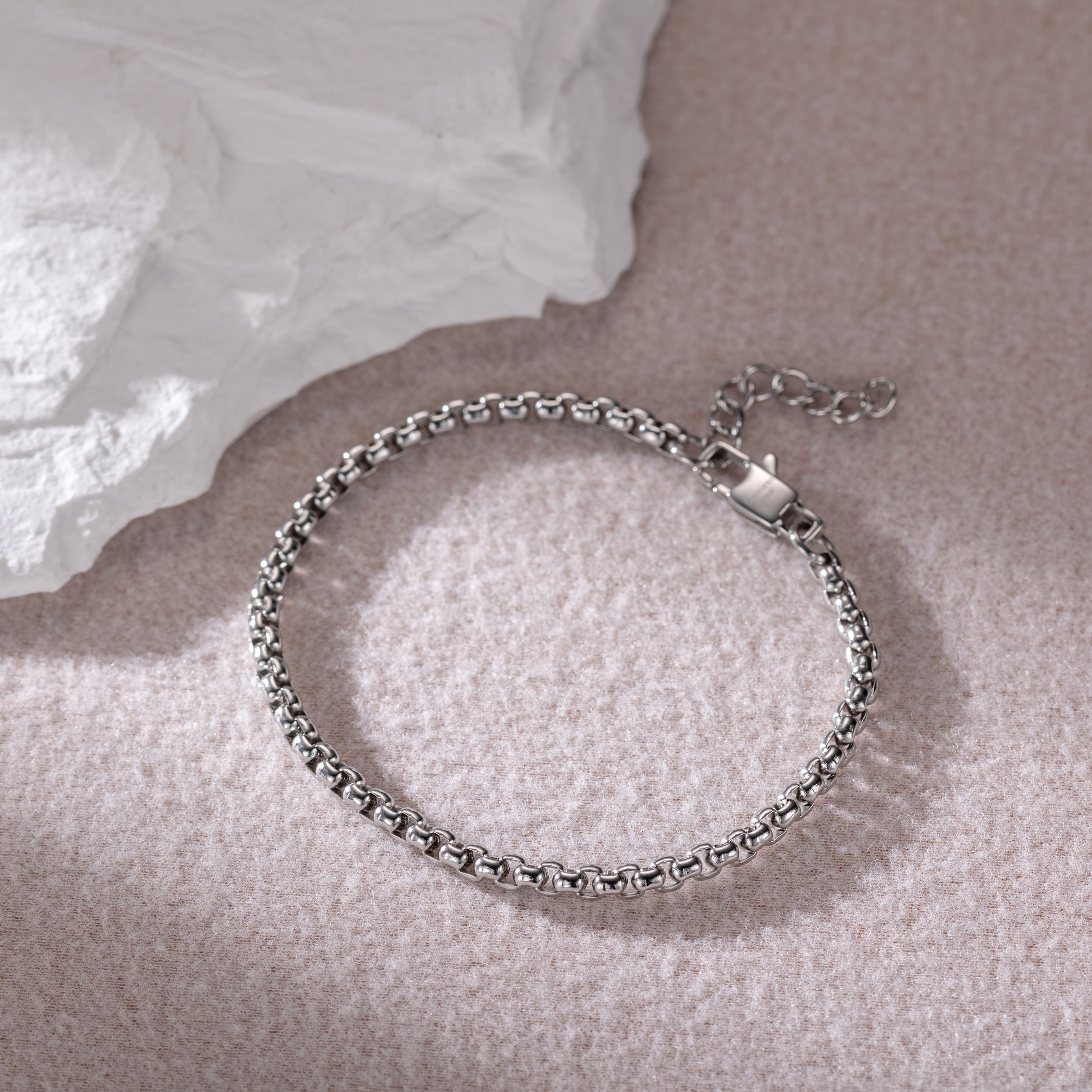 Firetti Fußkette »Schmuck Geschenk Edelstahl Fußschmuck Venezianerkette Color«
