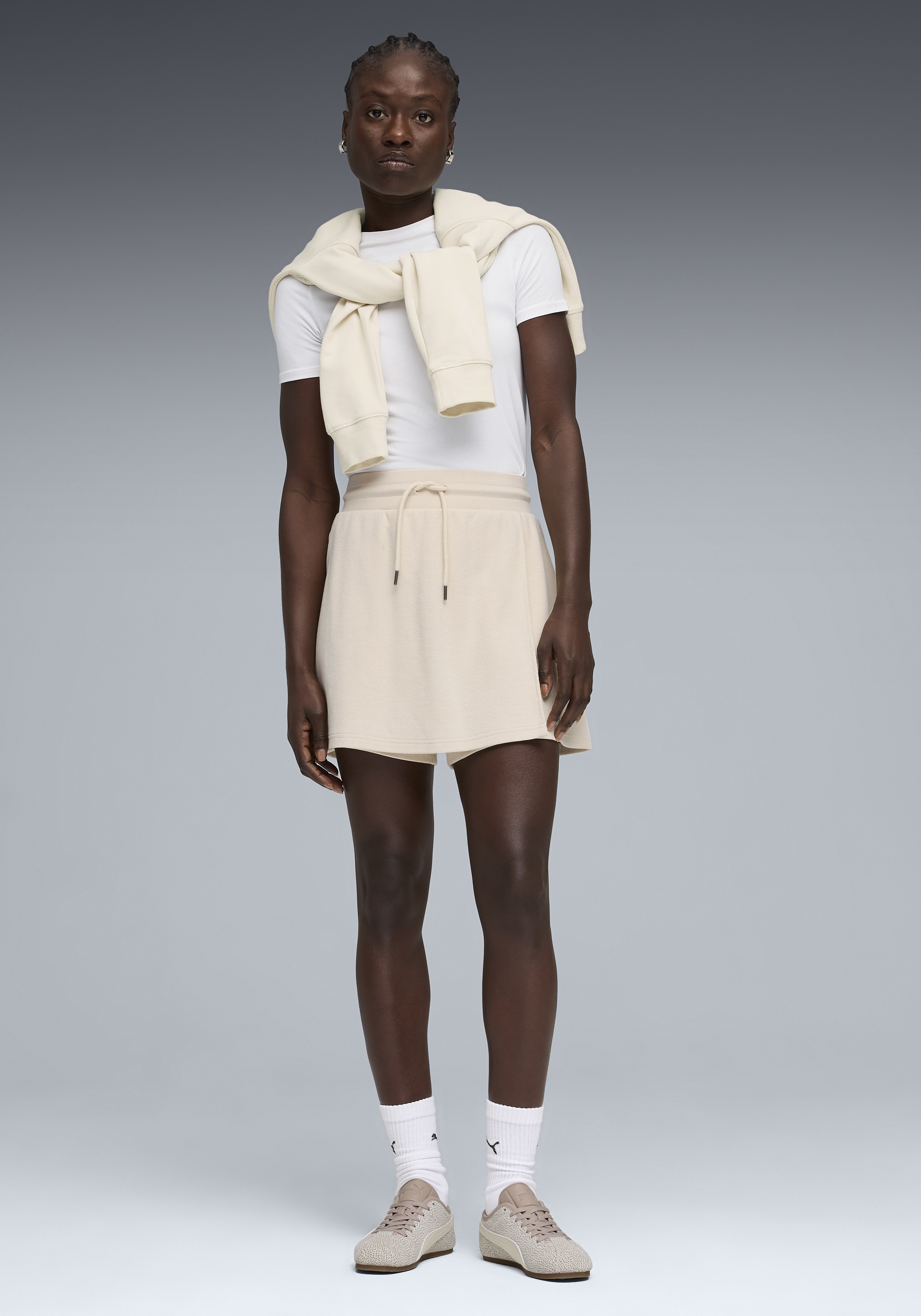 PUMA Sweatrock »CLASS HIGH-WAIST SKORT« aus Baumwollmischung, für sportliche Aktivitäten, sportlicher Stil