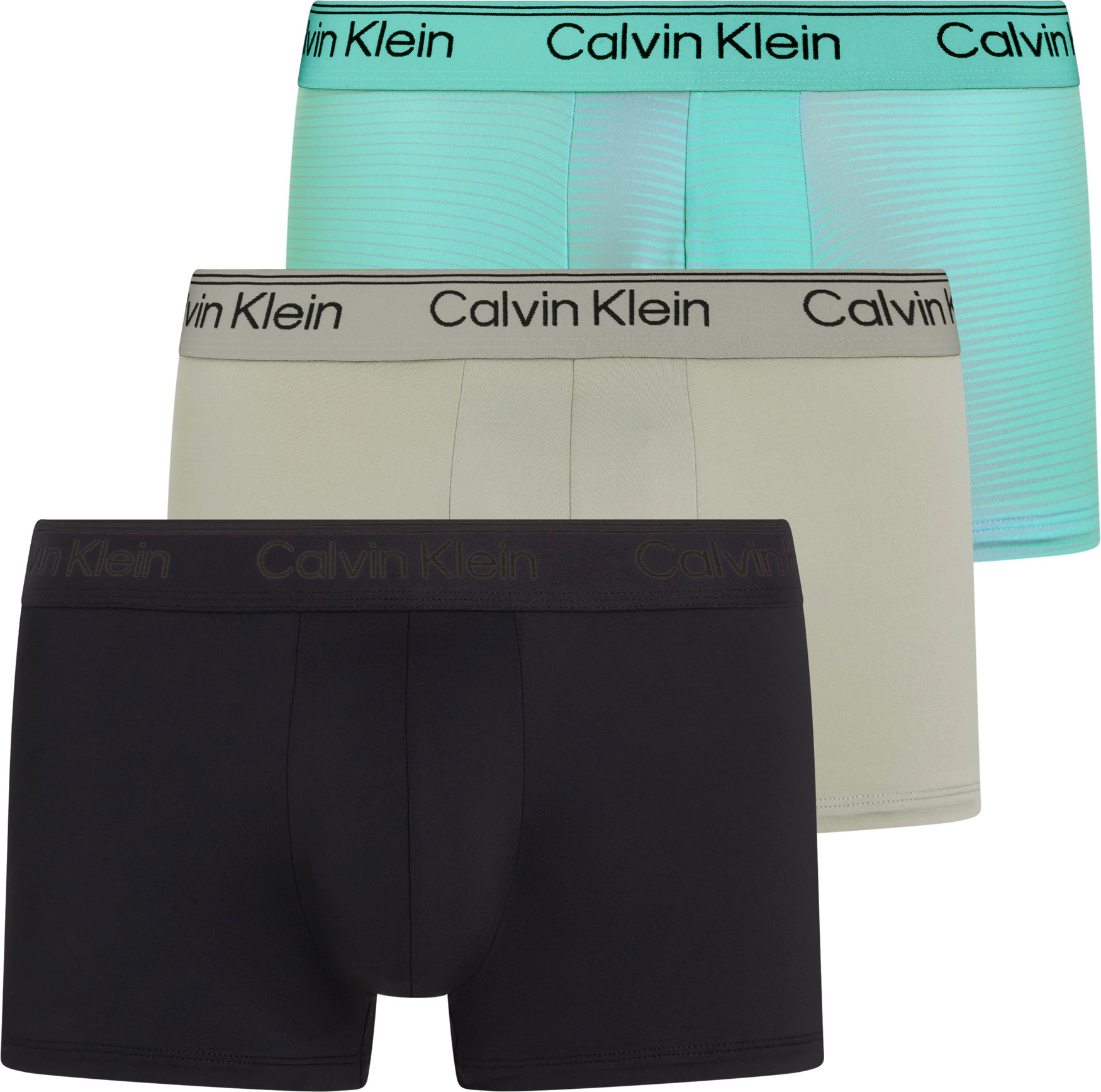 Calvin Klein Underwear Trunk »LOW RISE TRUNK 3PK«, (Packung, 3 St., 3er), mit Logo-Stretchbund