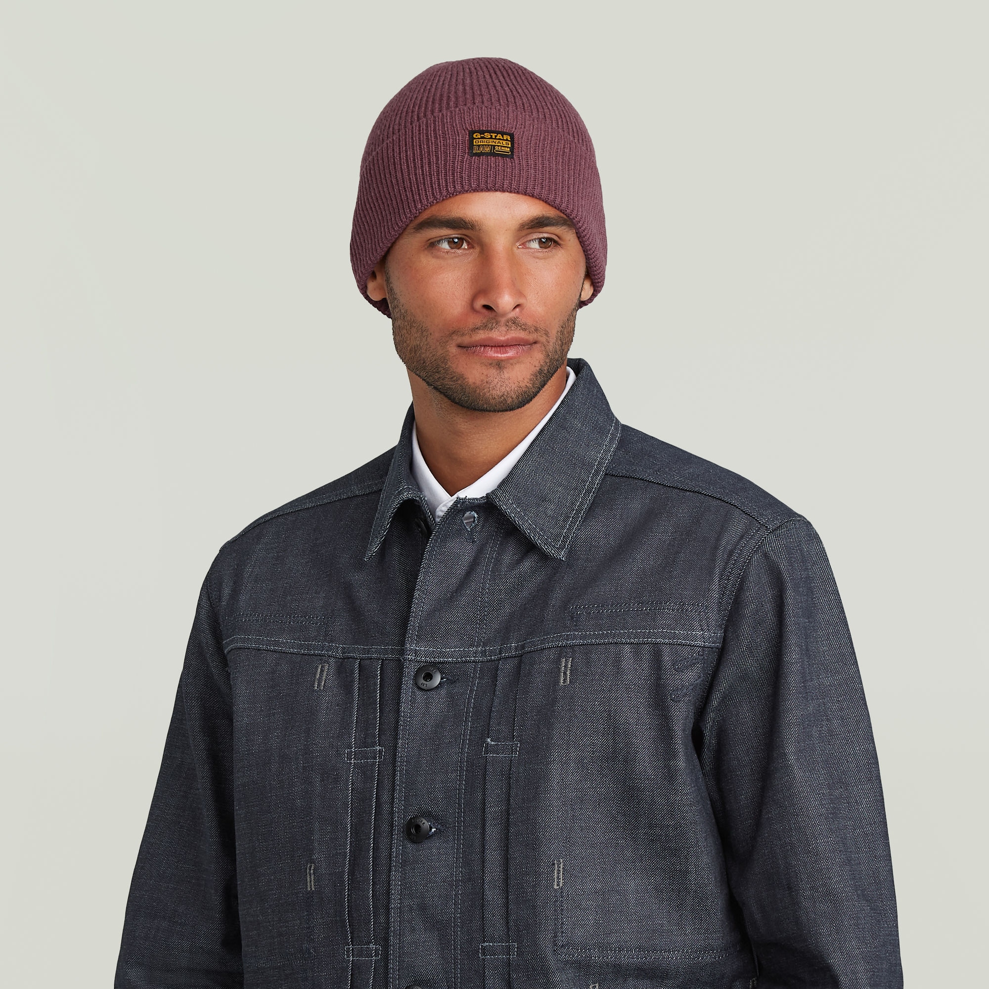 G-STAR Beanie »Geffo Long Beanie« mit Umschlag