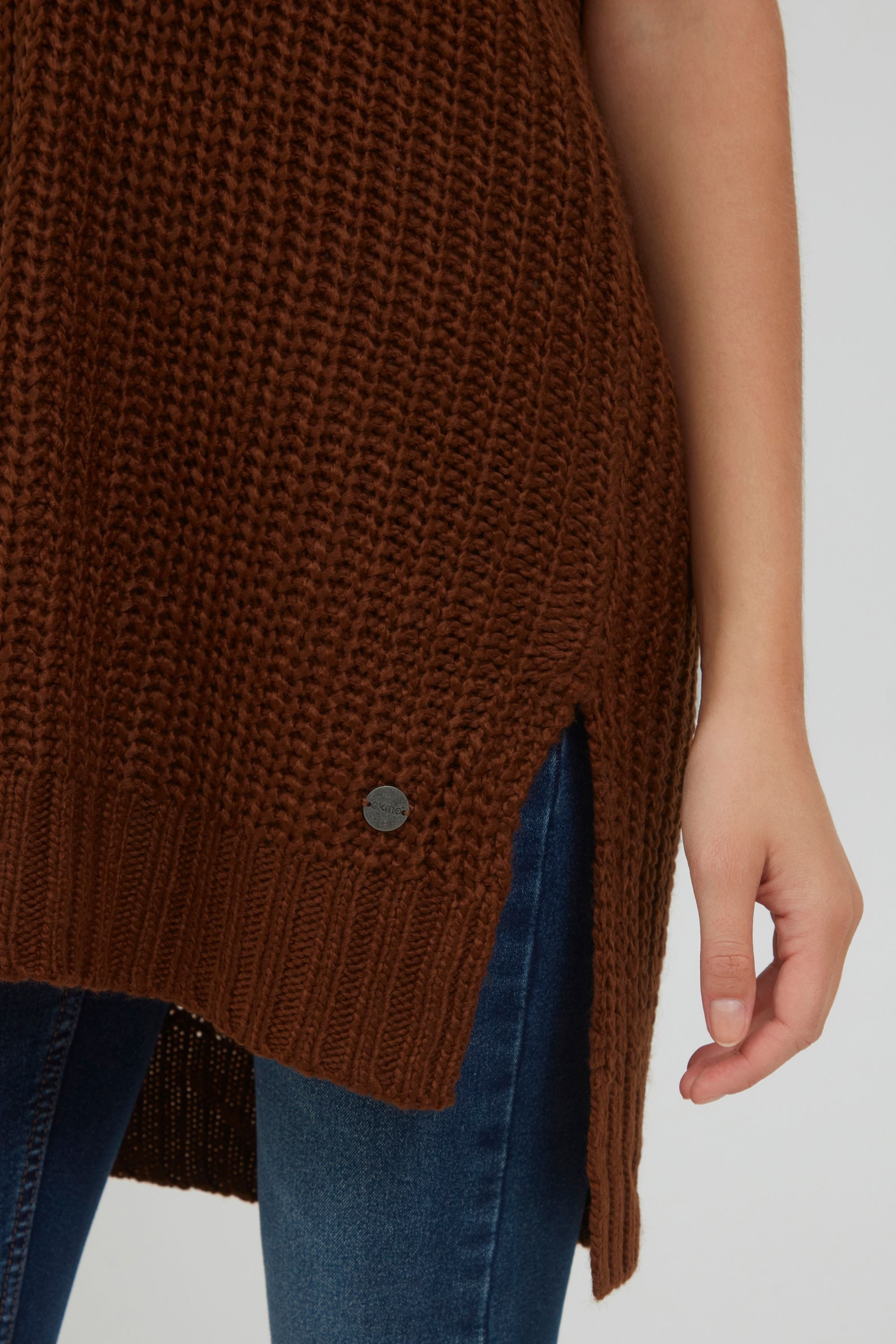 OXMO Strickfleece-Pullover »Strickpullover OXLene«